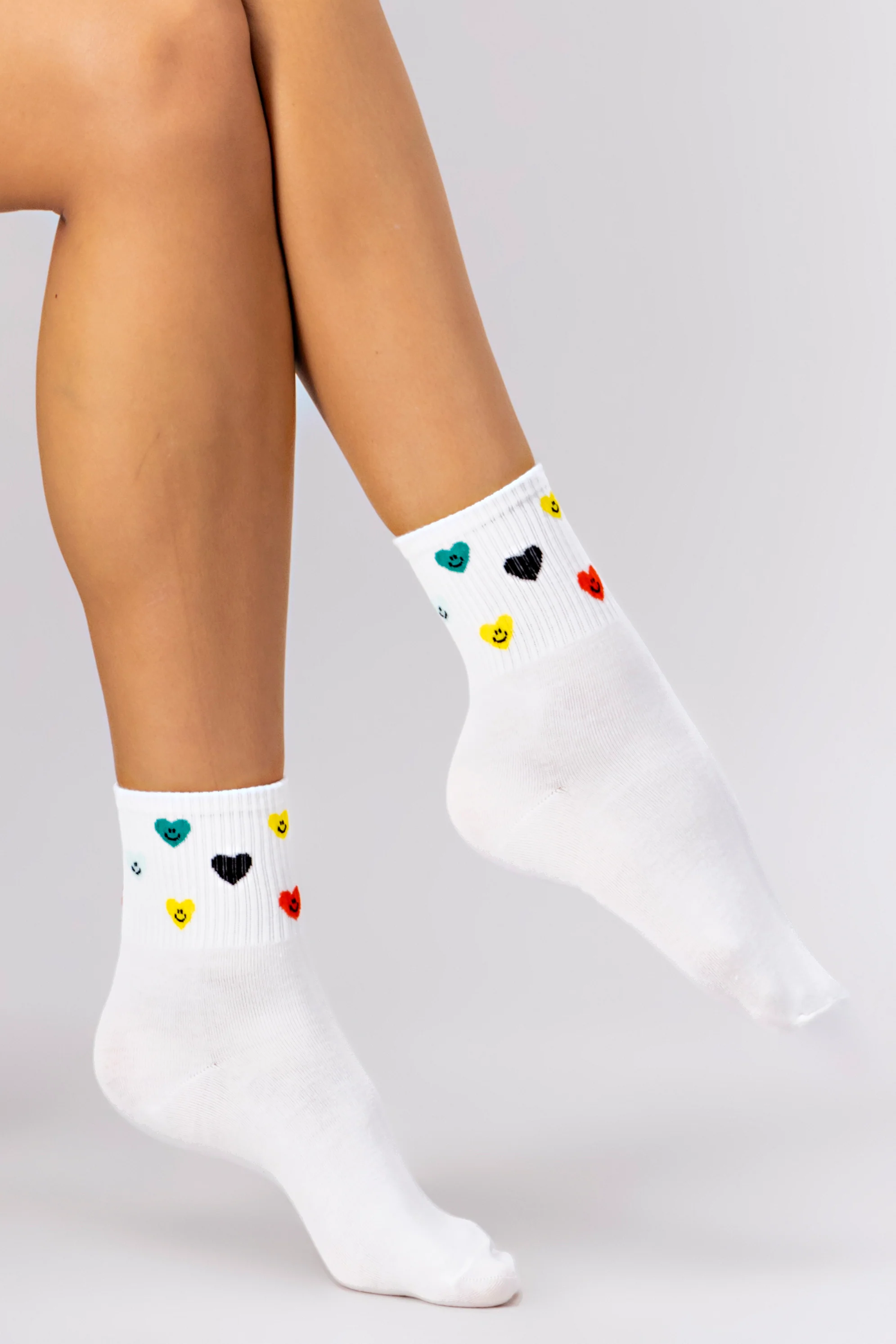 Set 2 Pares Calcetines Corazones