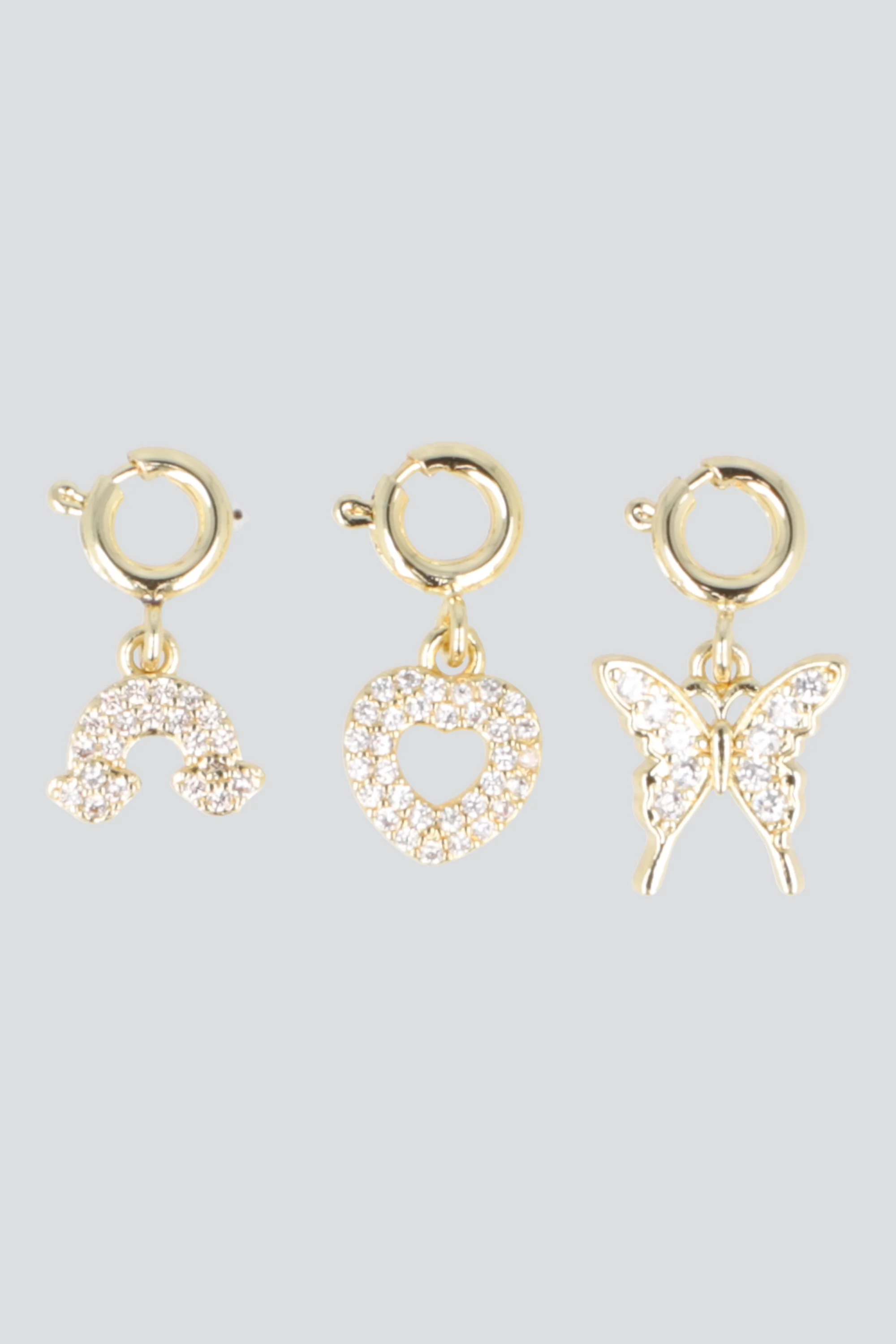 Set 3 charms mariposas pq