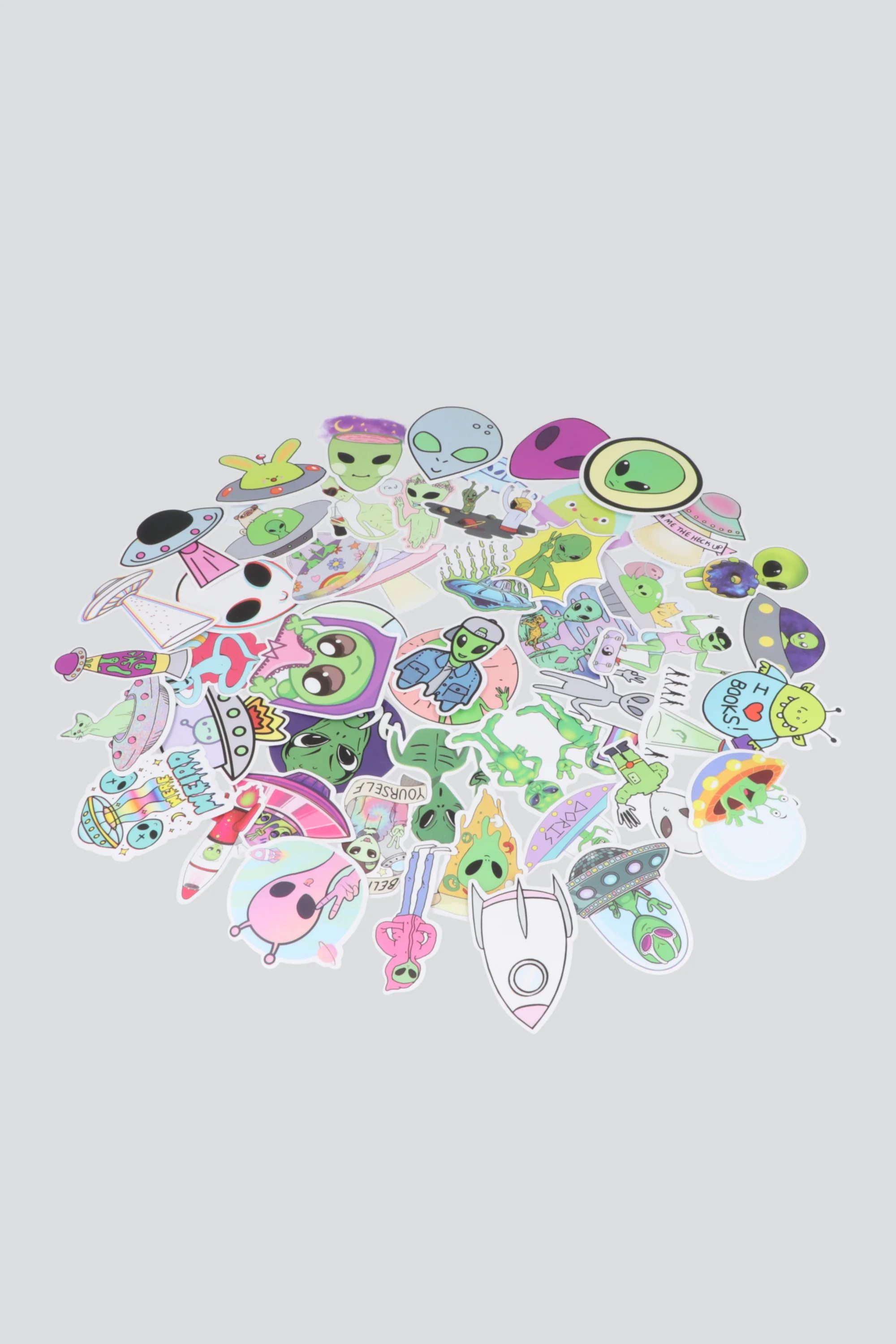 Set 50 stickers alien - Image 2