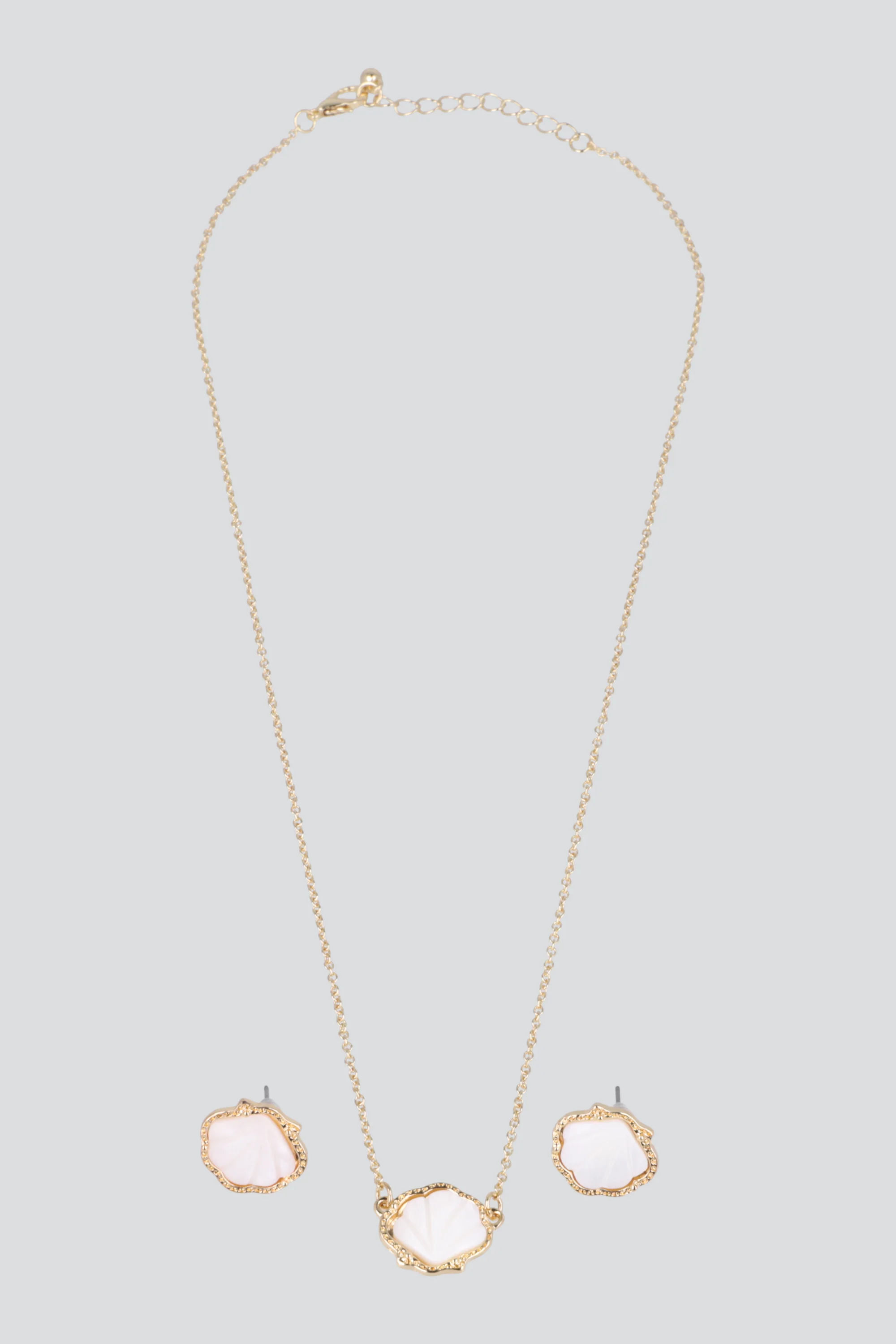 SET ARETES COLLAR DIANTY CONCHA