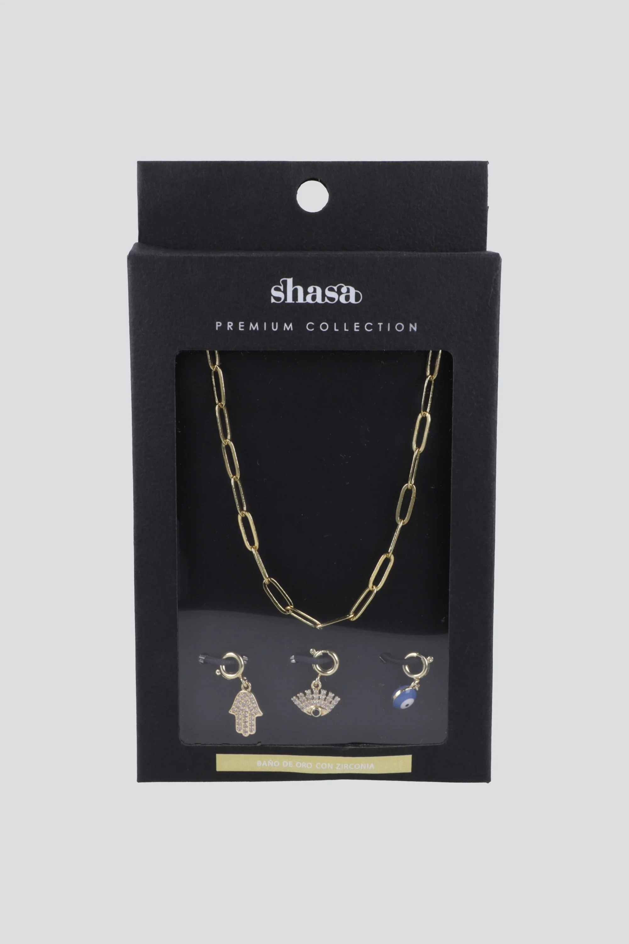Set collar con charms ojito pq - Image 2