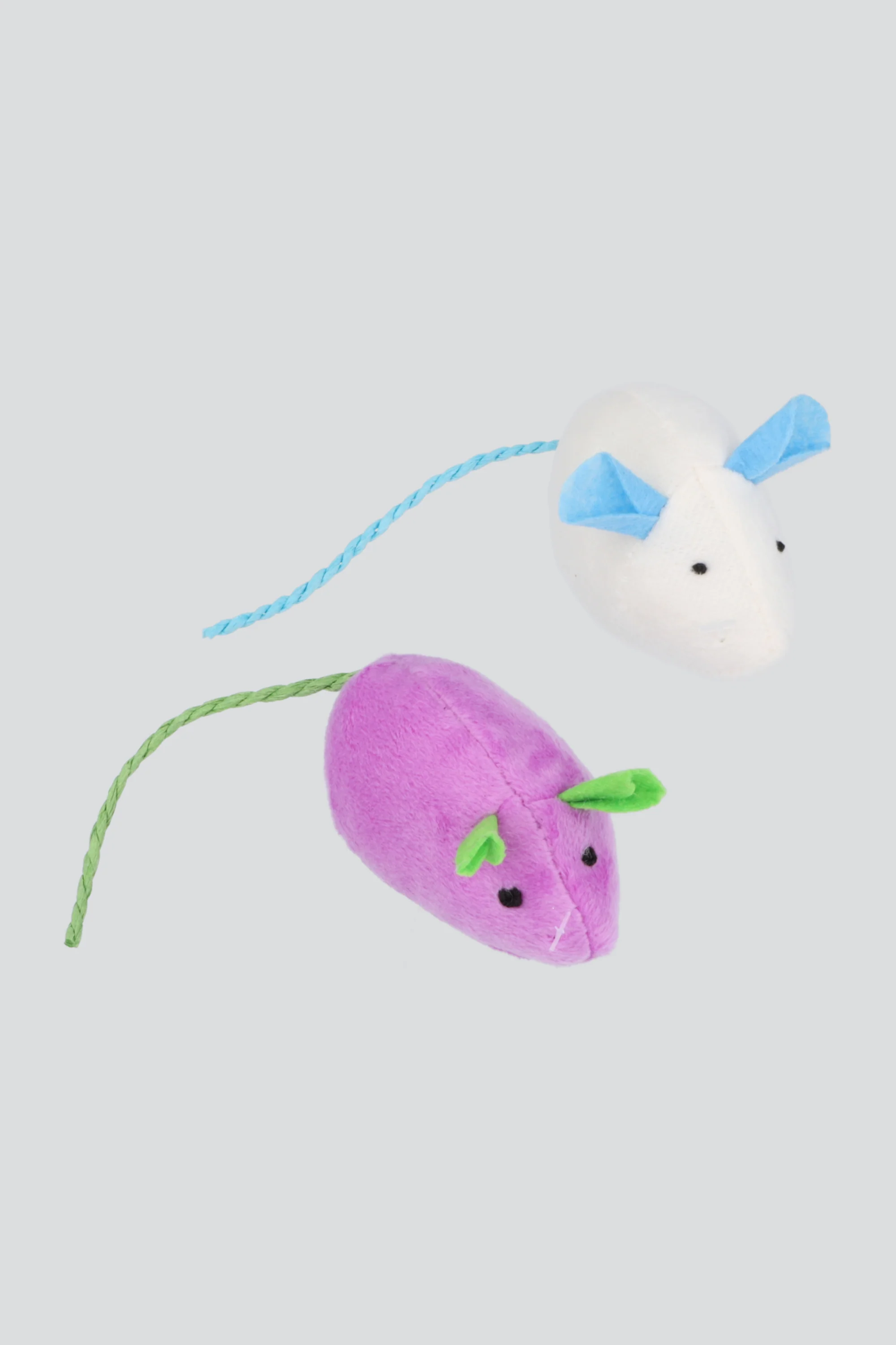 Set de 2 juguetes mascota ratón