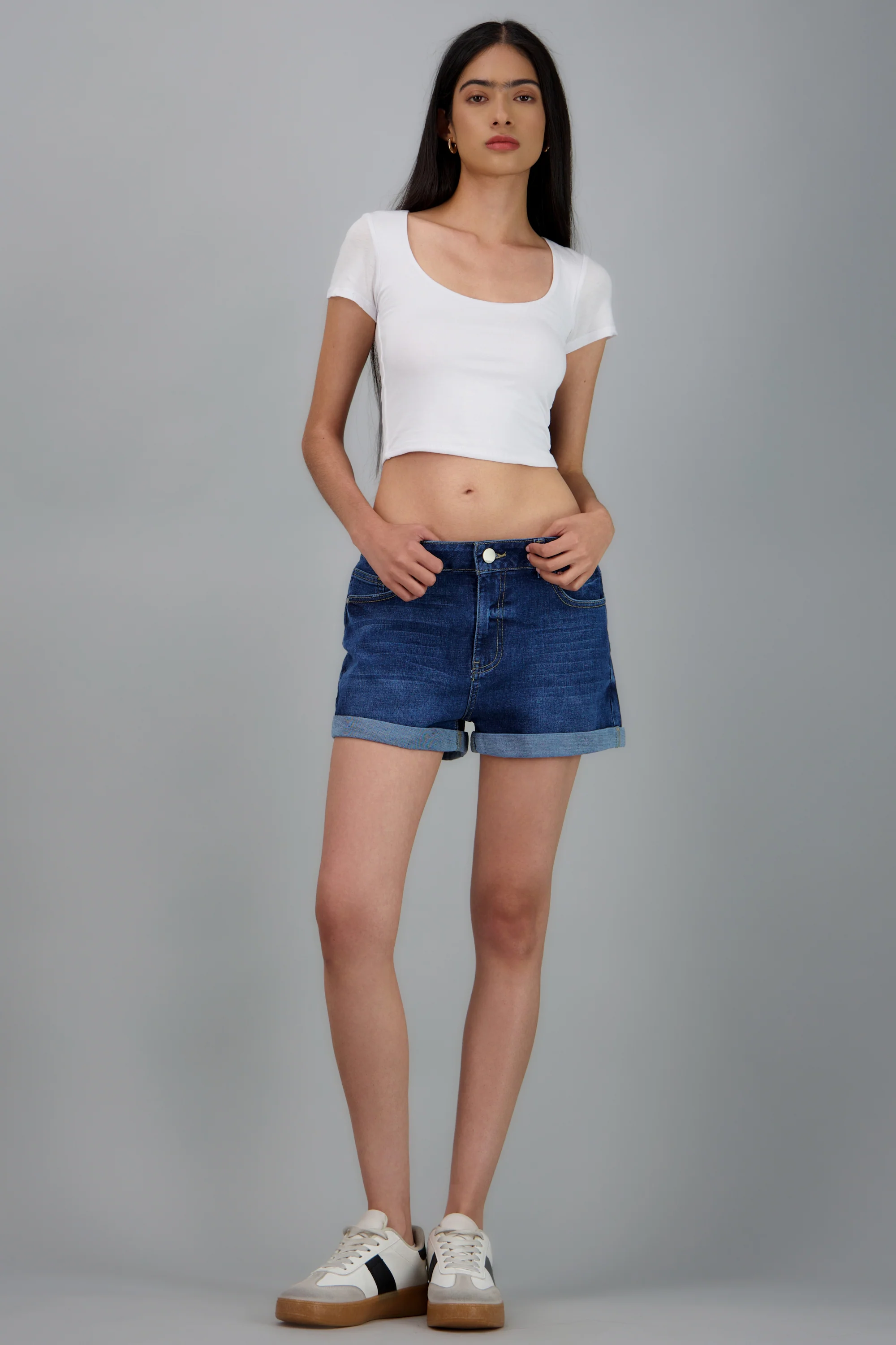 Denim short básico
