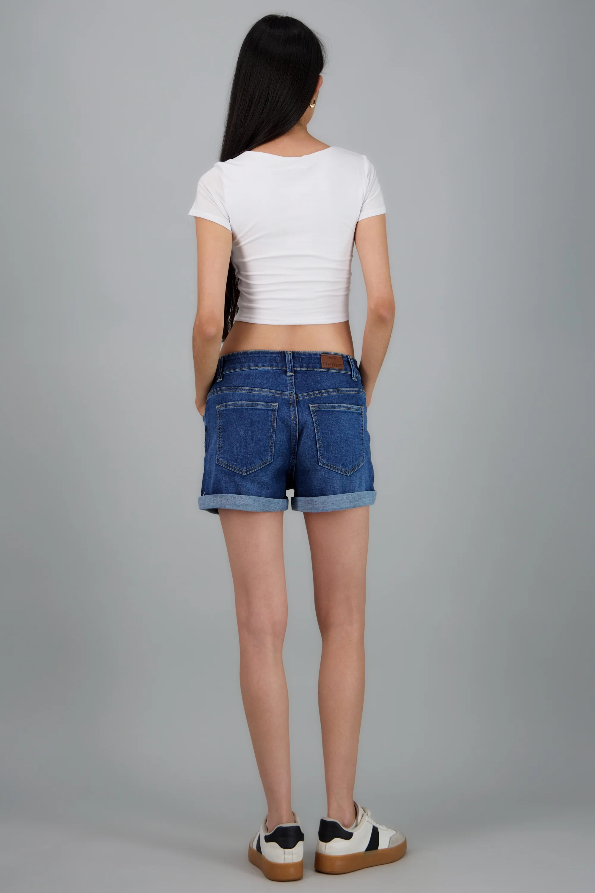 Denim short básico - Image 4