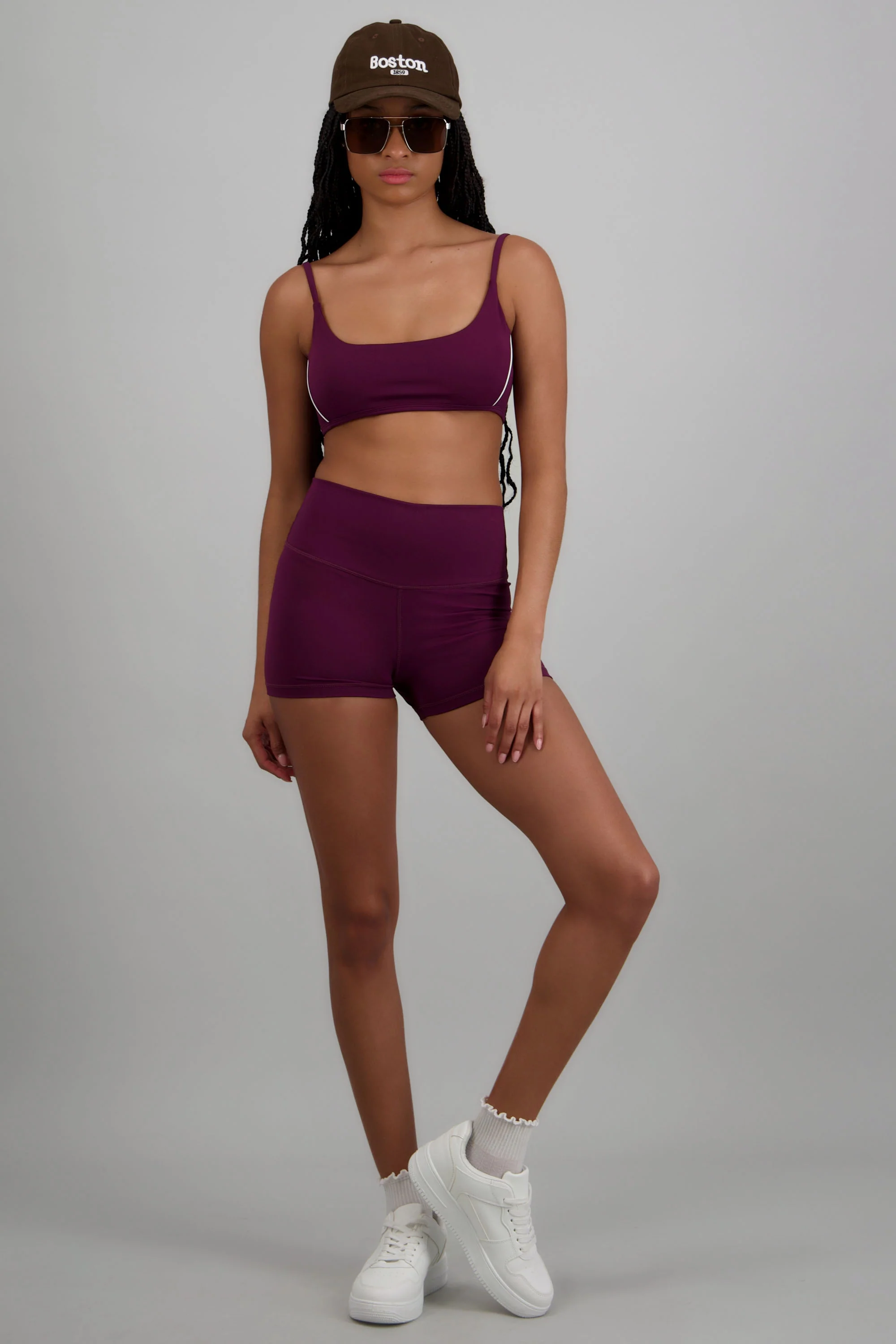 Short deportivo liso