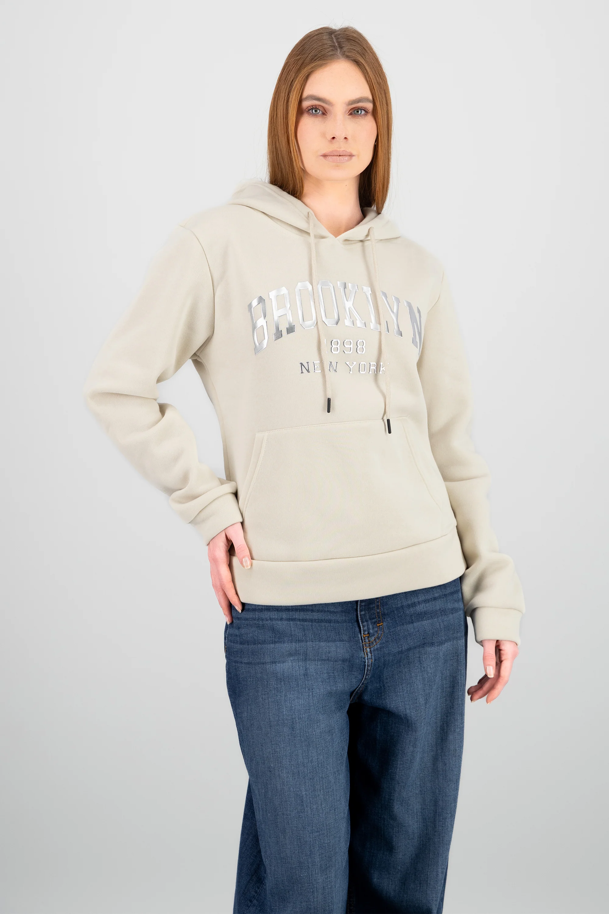 Sudadera brooklyn metalico