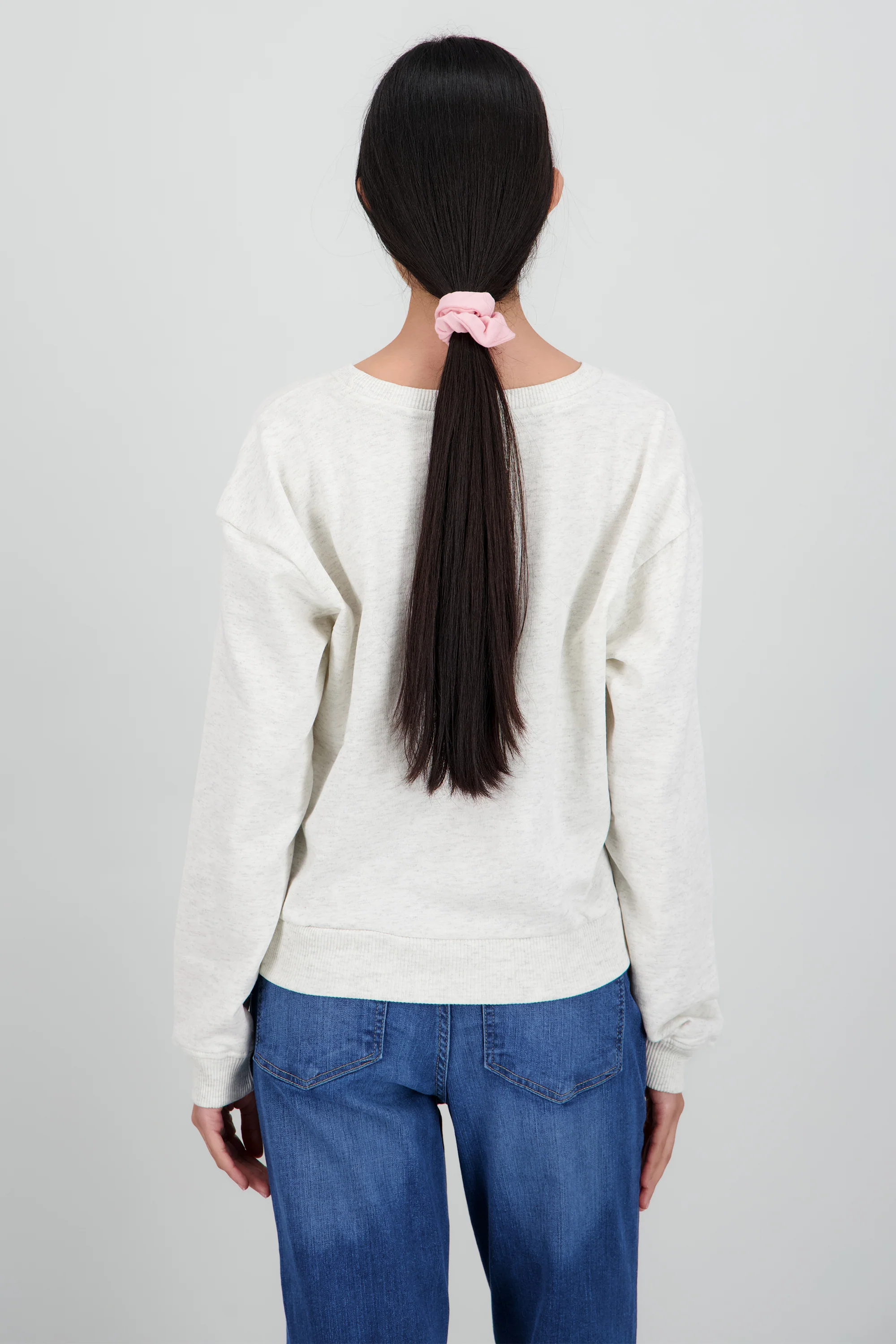 Sudadera estampado conjunto scrunchie - Image 4