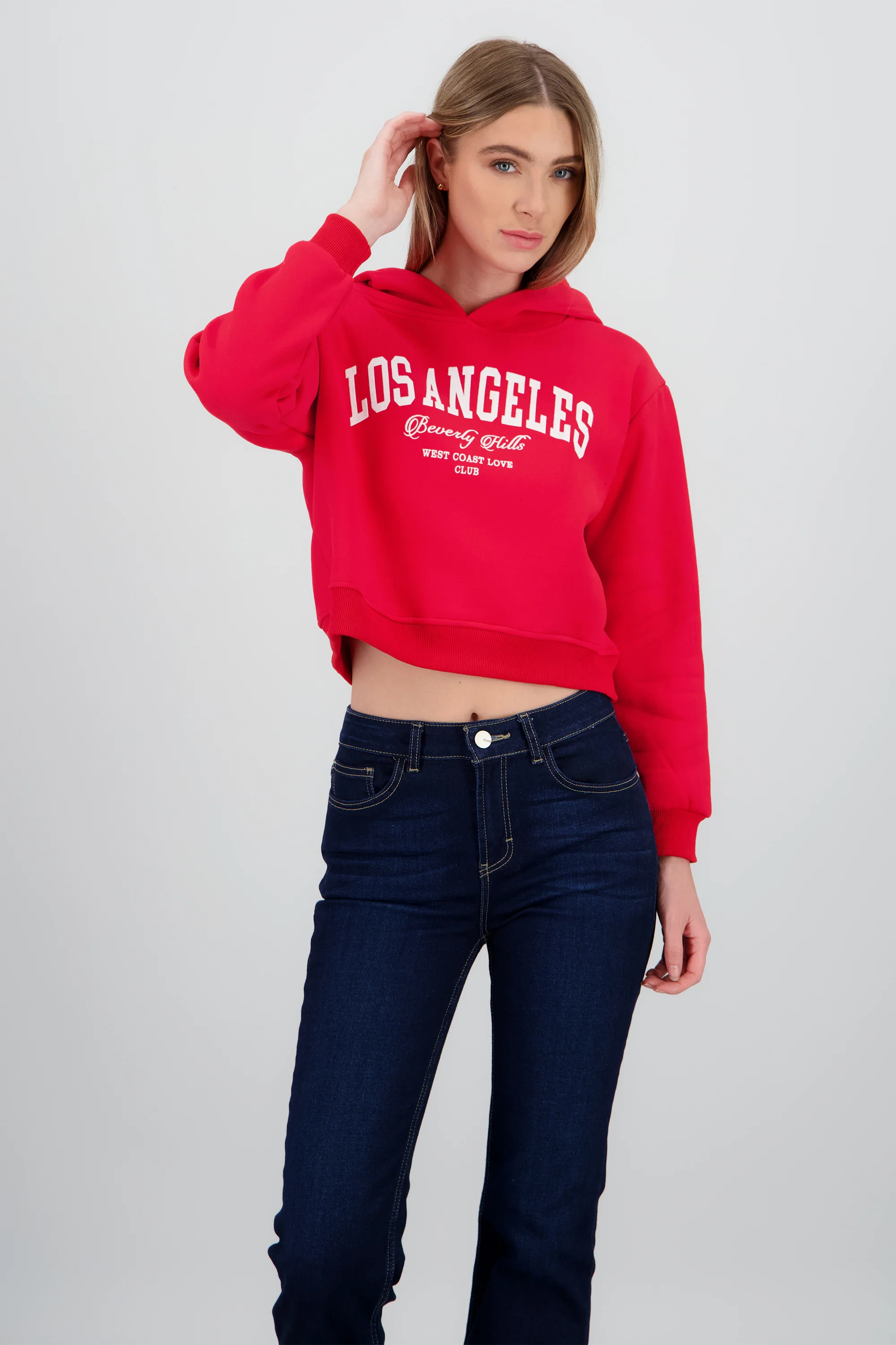 Sudadera estampado los angeles