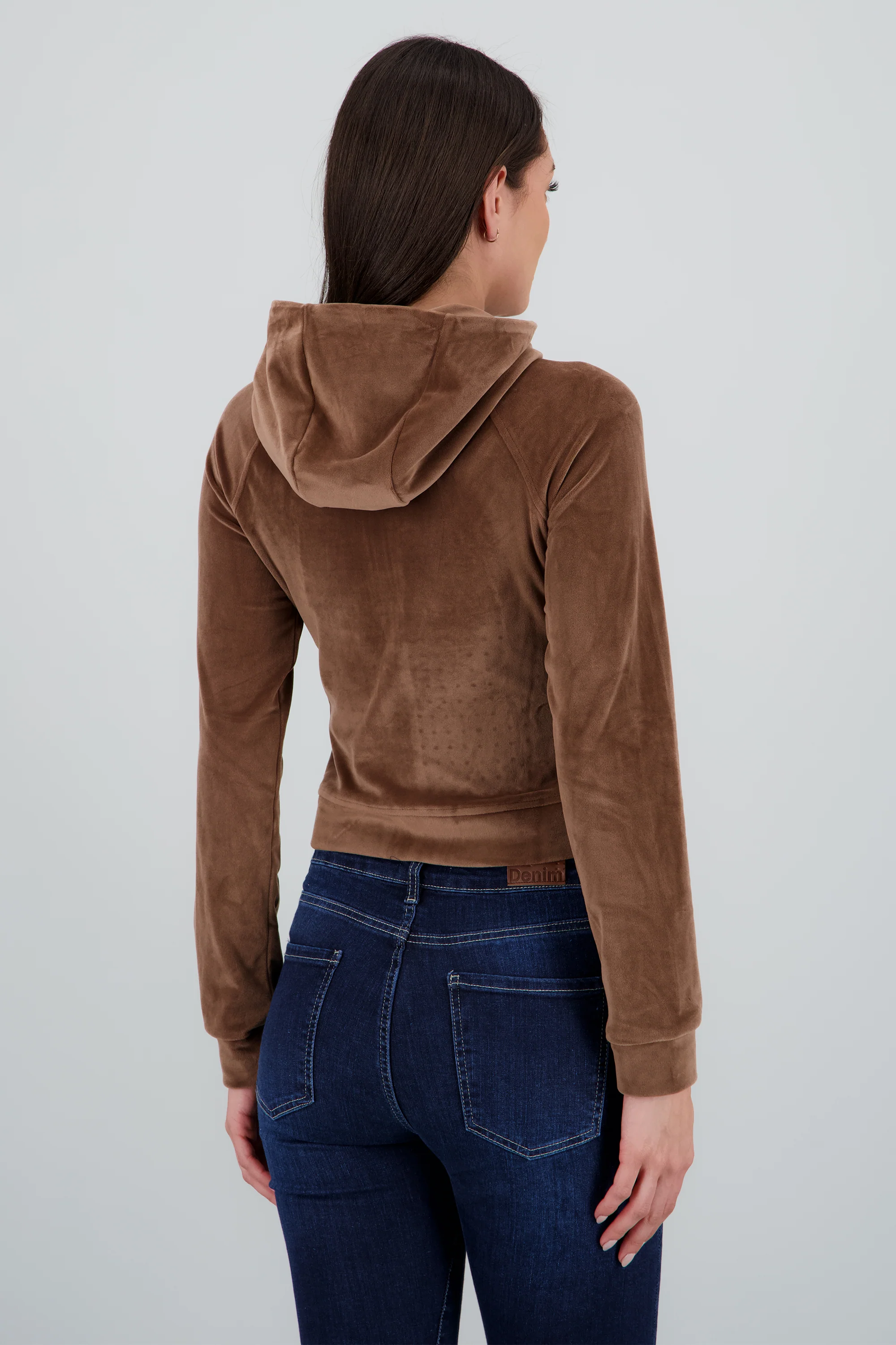 Sudadera larga con cierre velvet - Image 4