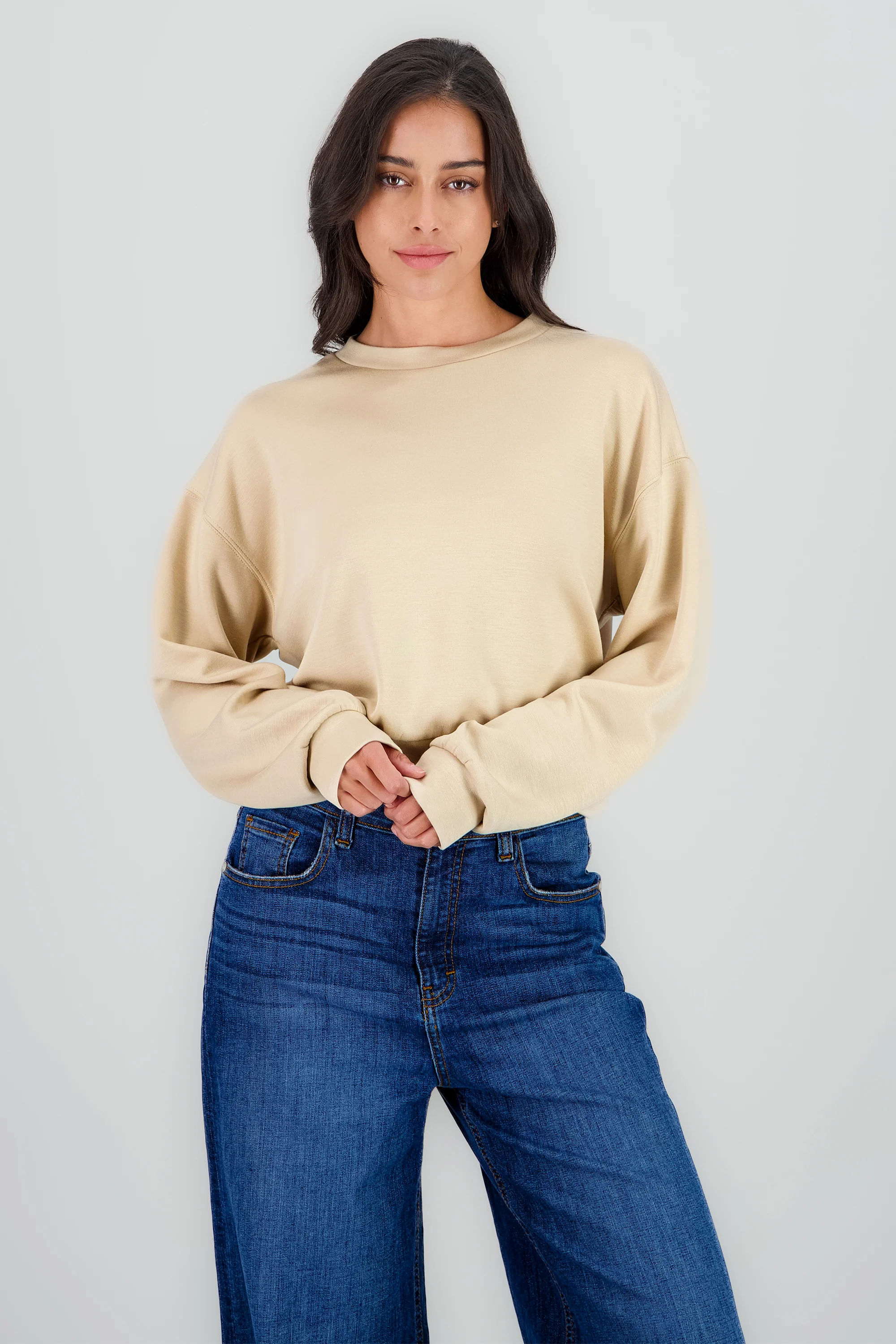 Sudadera lisa suave