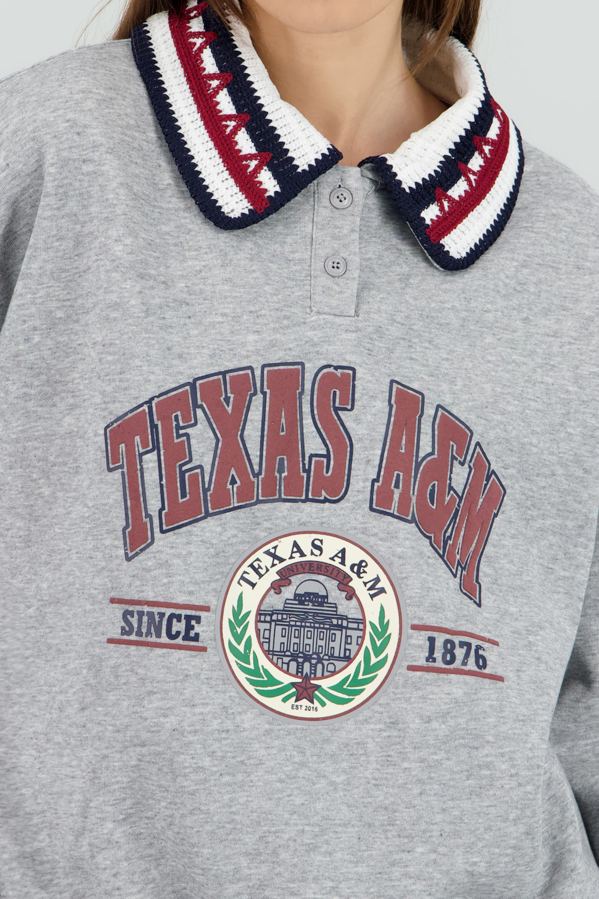 Sudadera polo estampado texas - Image 5