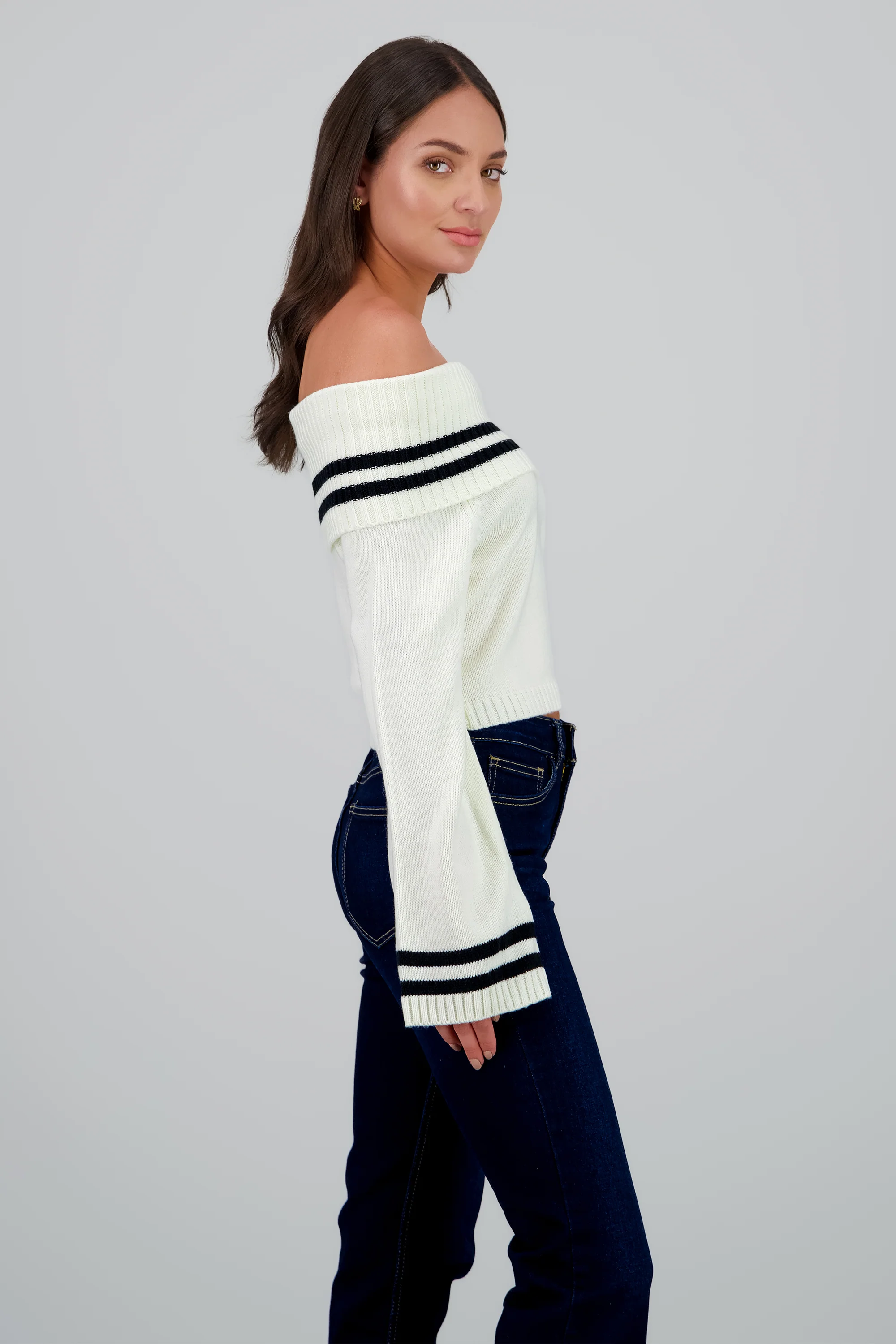 Sueter bandeau detalle rayas - Image 3