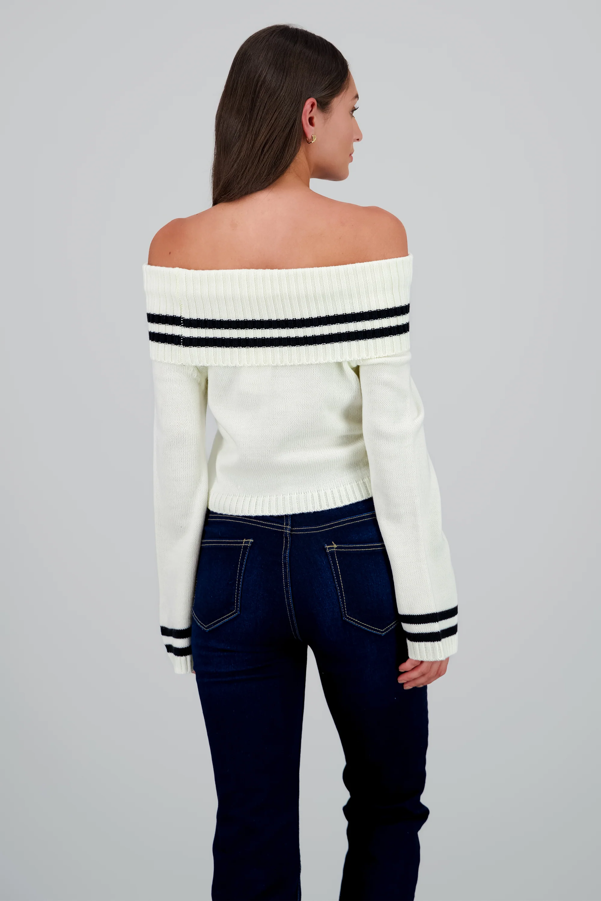 Sueter bandeau detalle rayas - Image 4