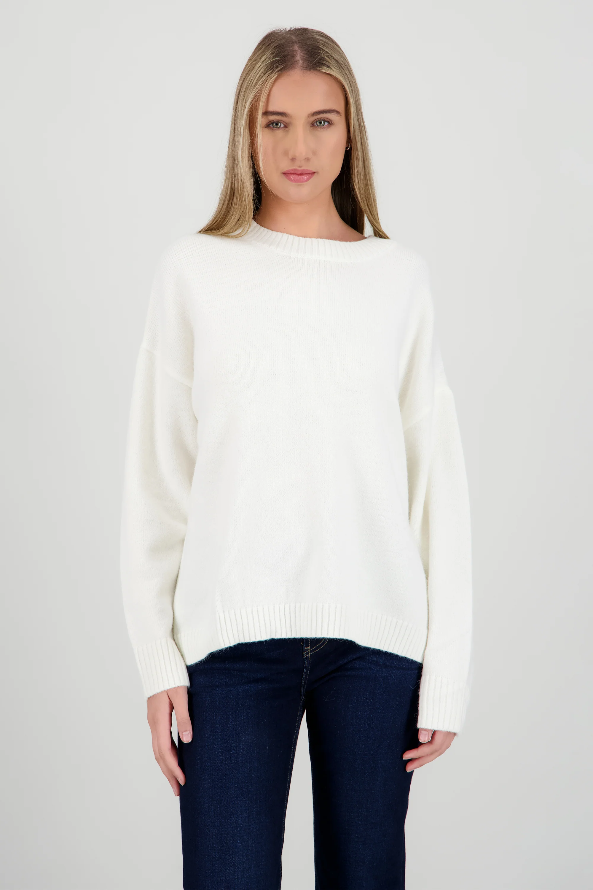 Sueter  cuello redondo liso - Image 2