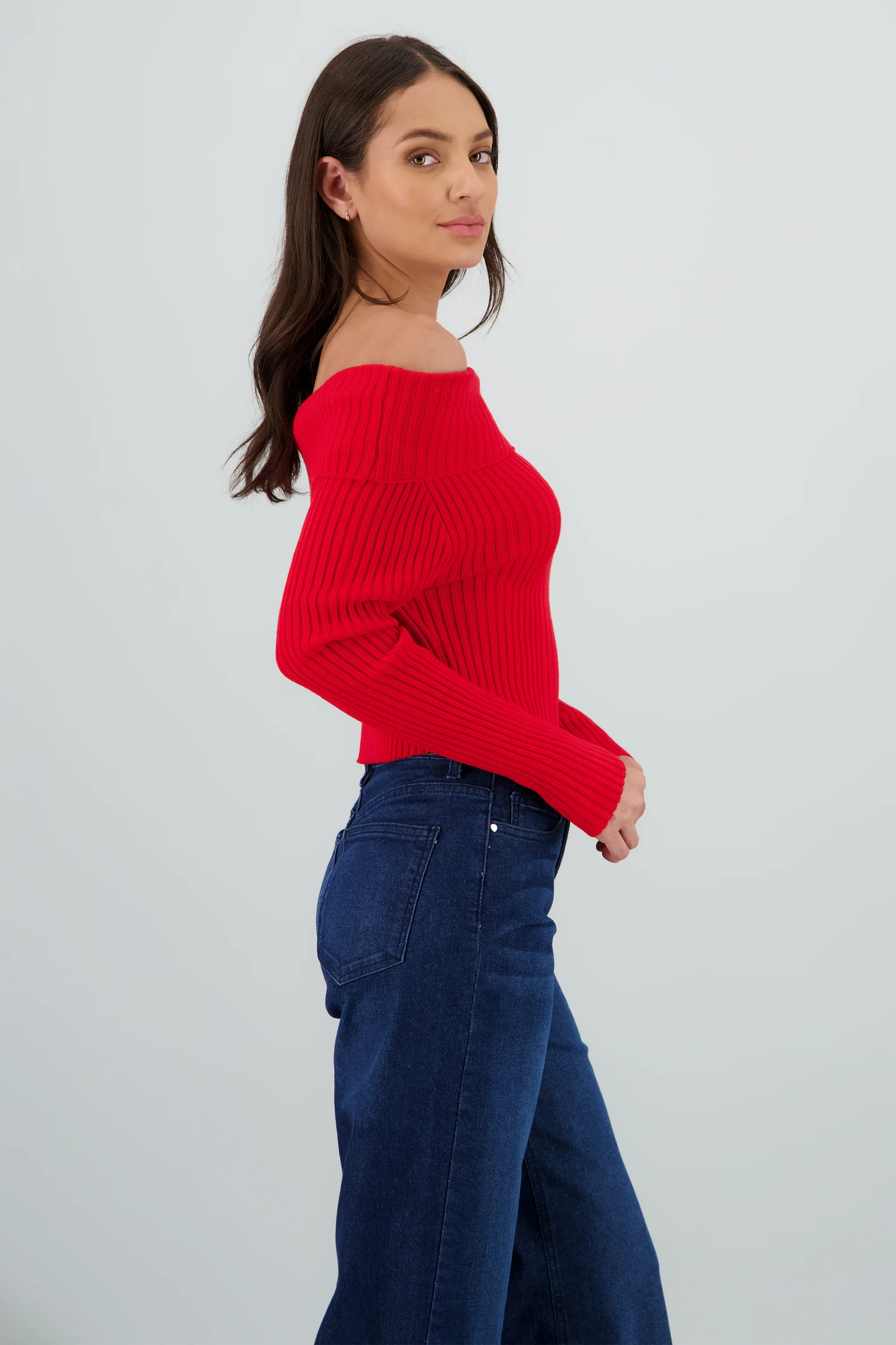 Sueter off shoulder tejido - Image 3