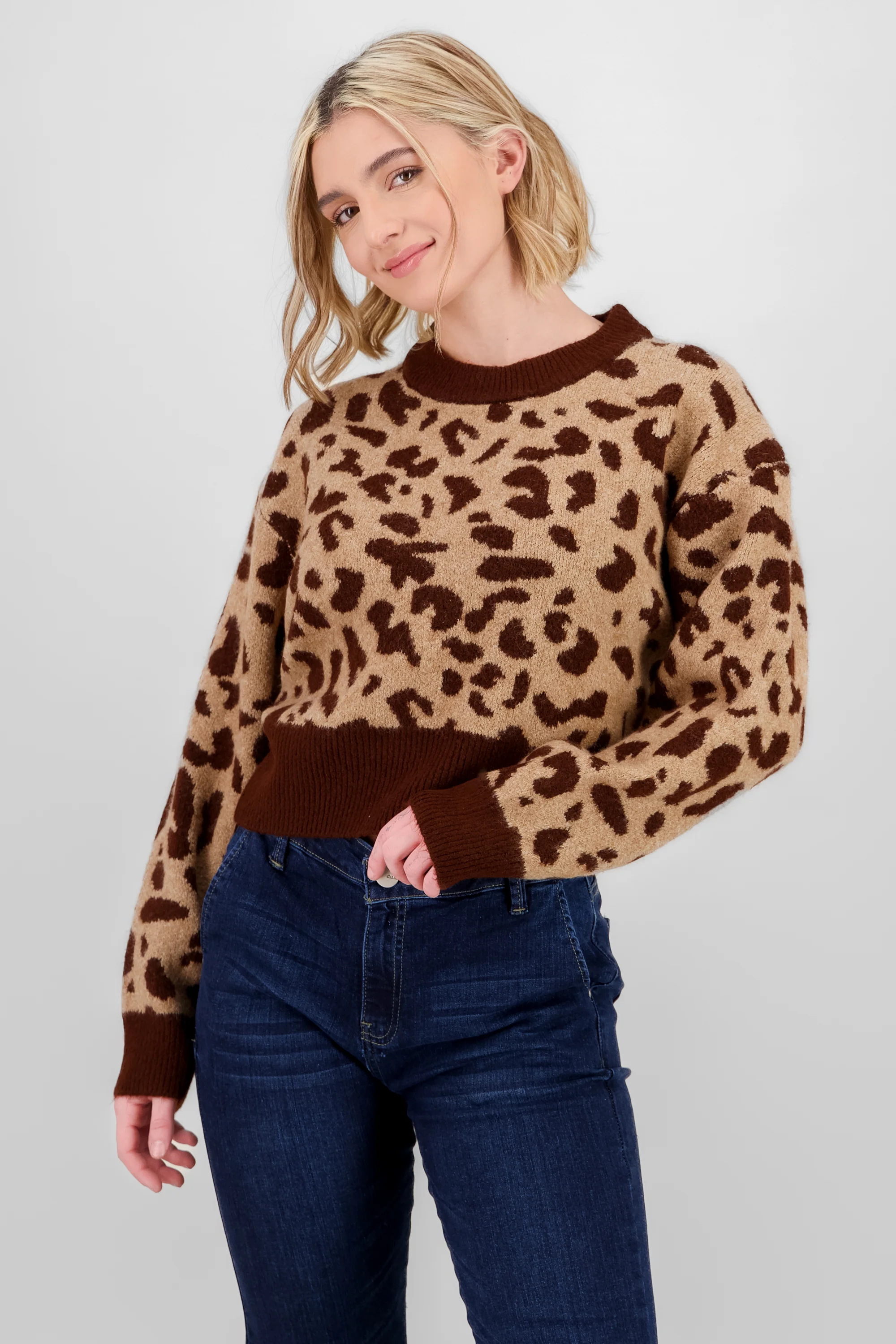 Sueter suave de animal print - Image 2