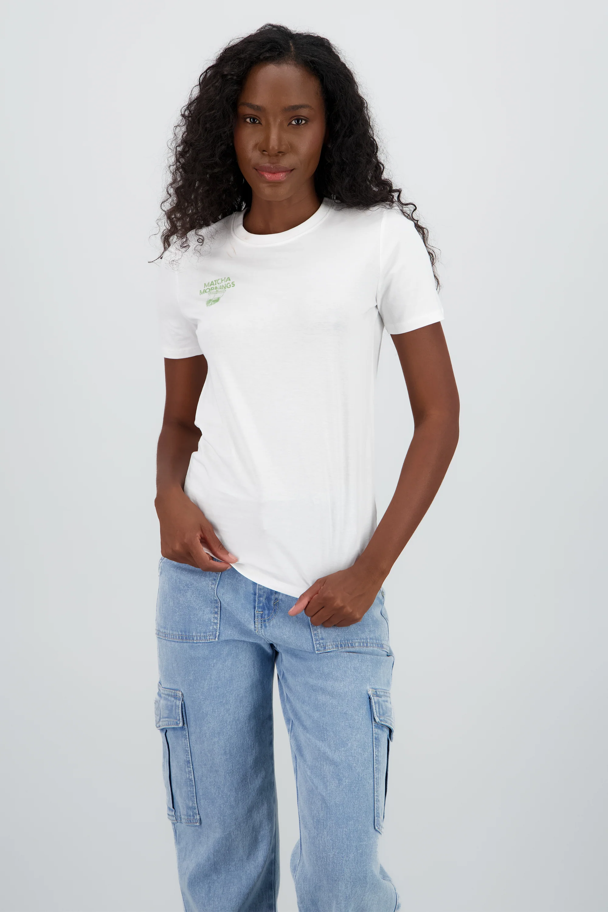 T-shirt matcha doble estampado