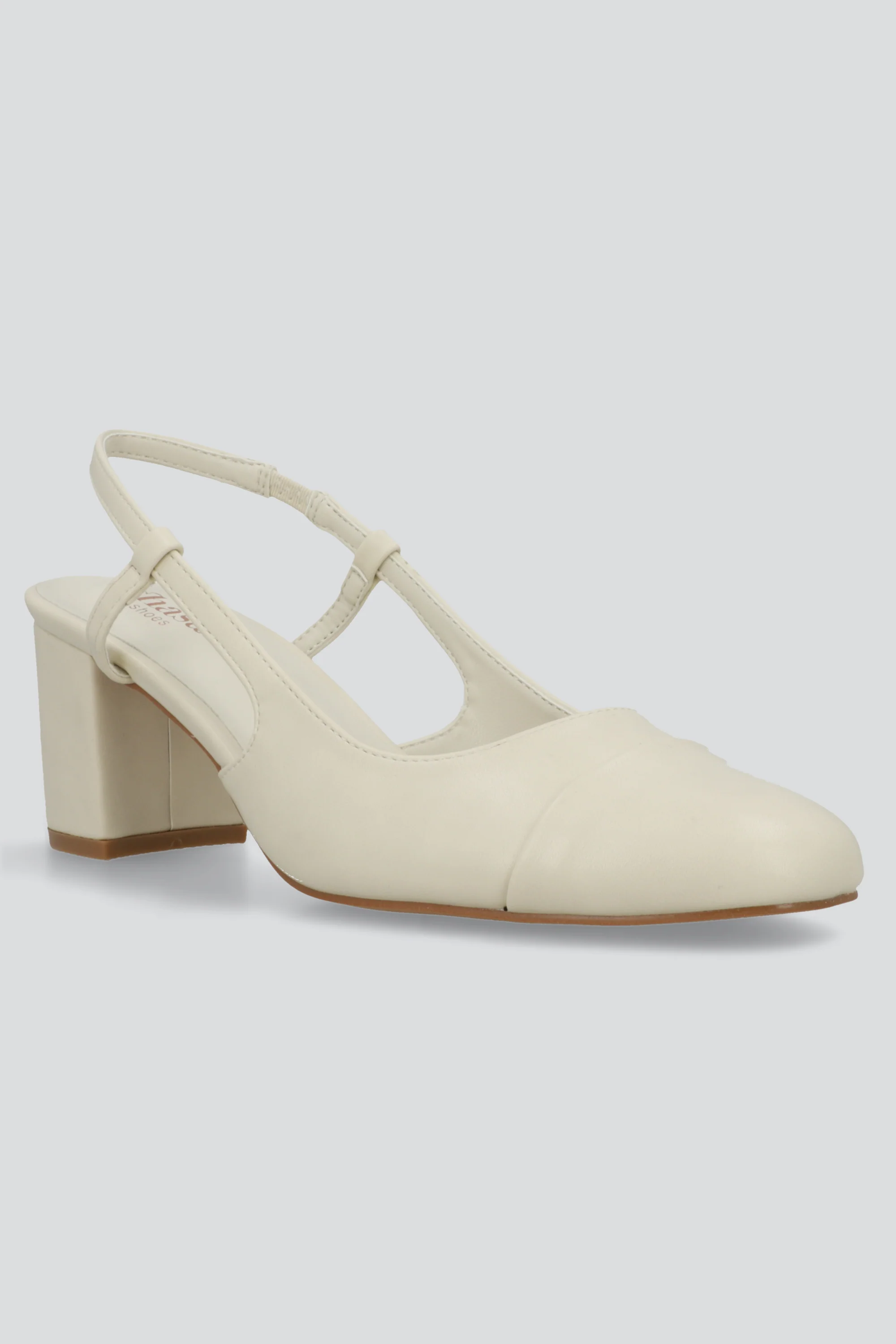 Tacon bloque redondeado slingback - Image 4