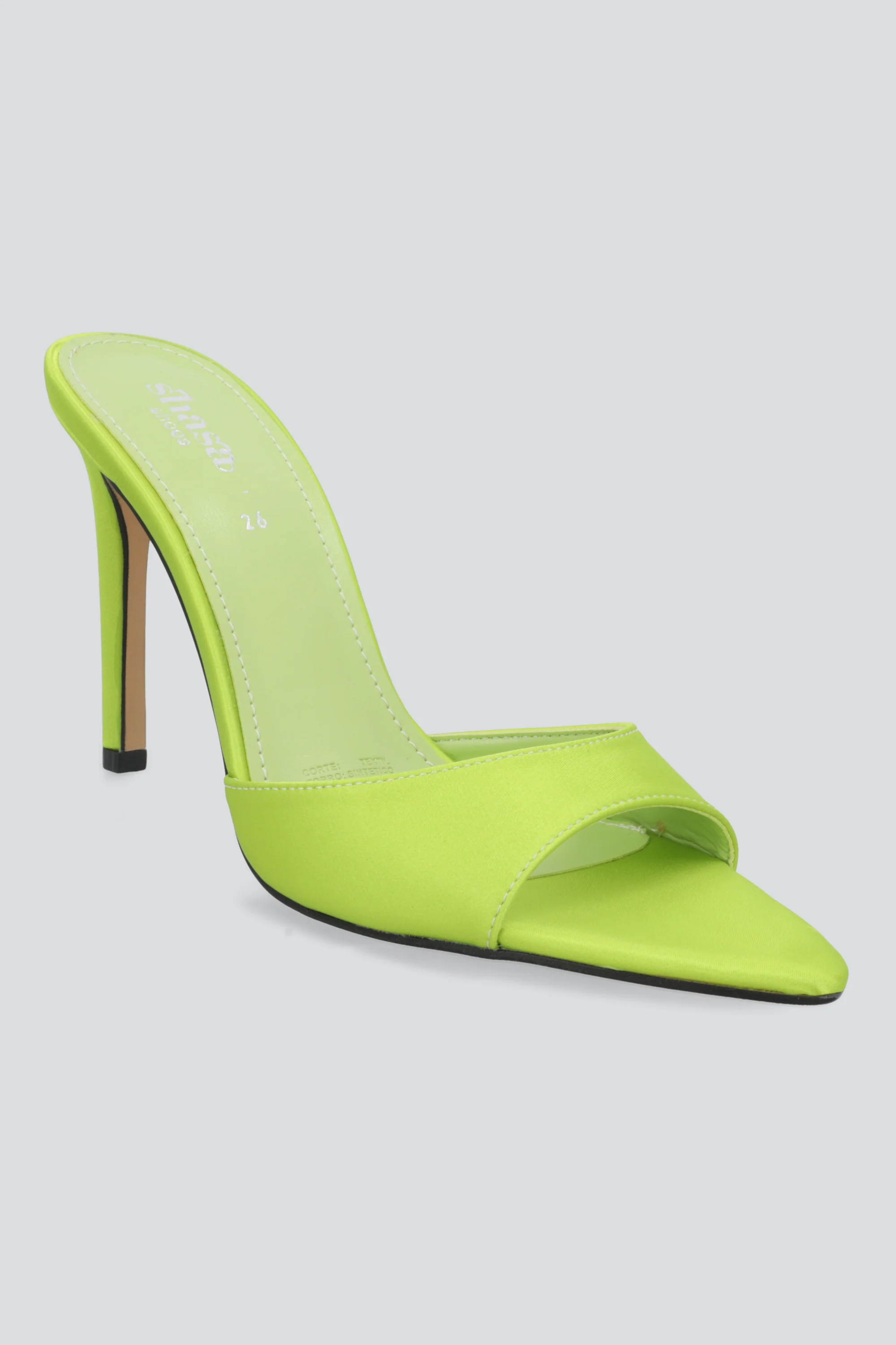 Tacon pointy pep toe satin - Image 2
