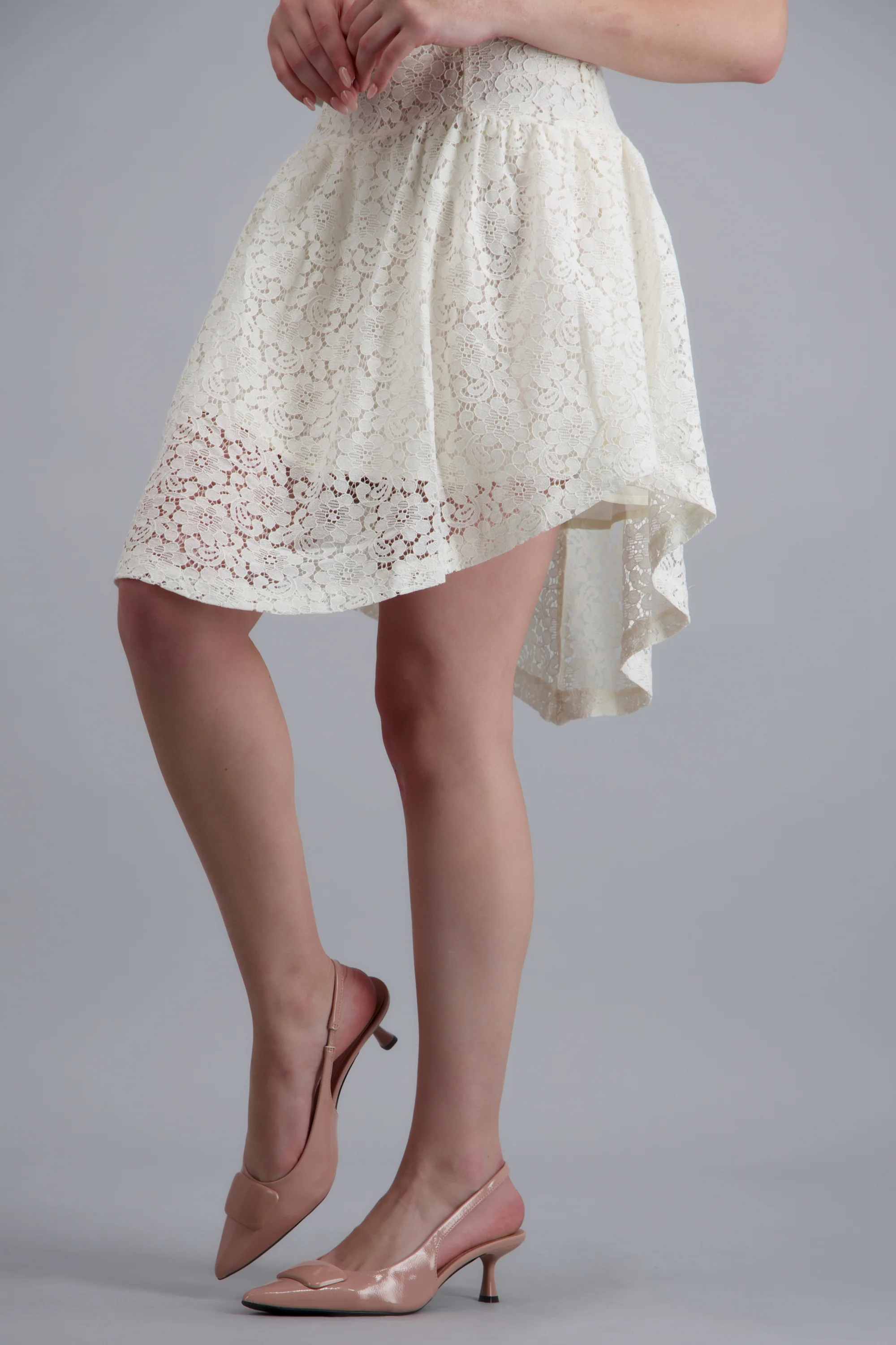 Tacon pointy slingback aplicacion cuadro - Image 6
