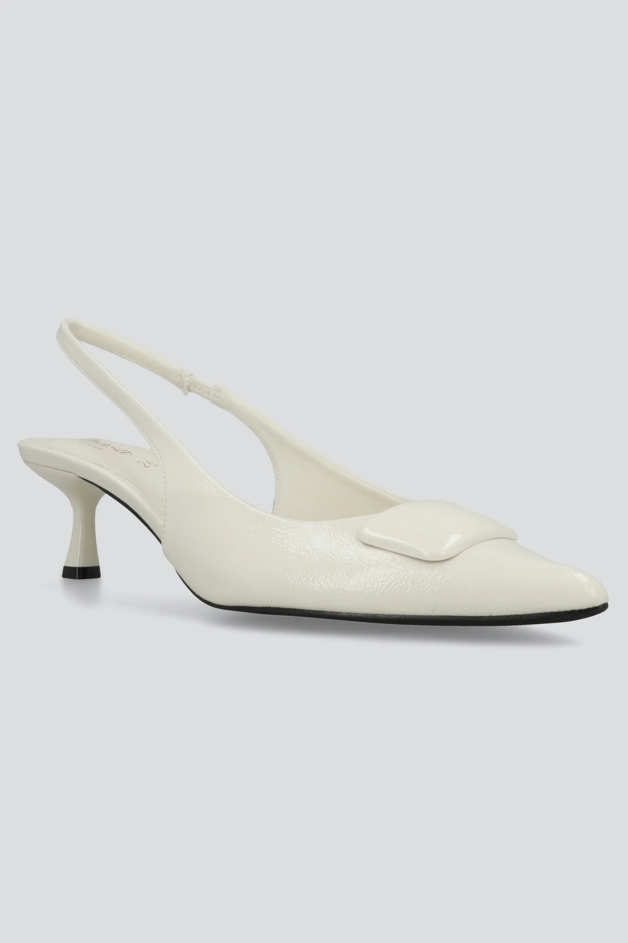 Tacon pointy slingback aplicacion cuadro - Image 4