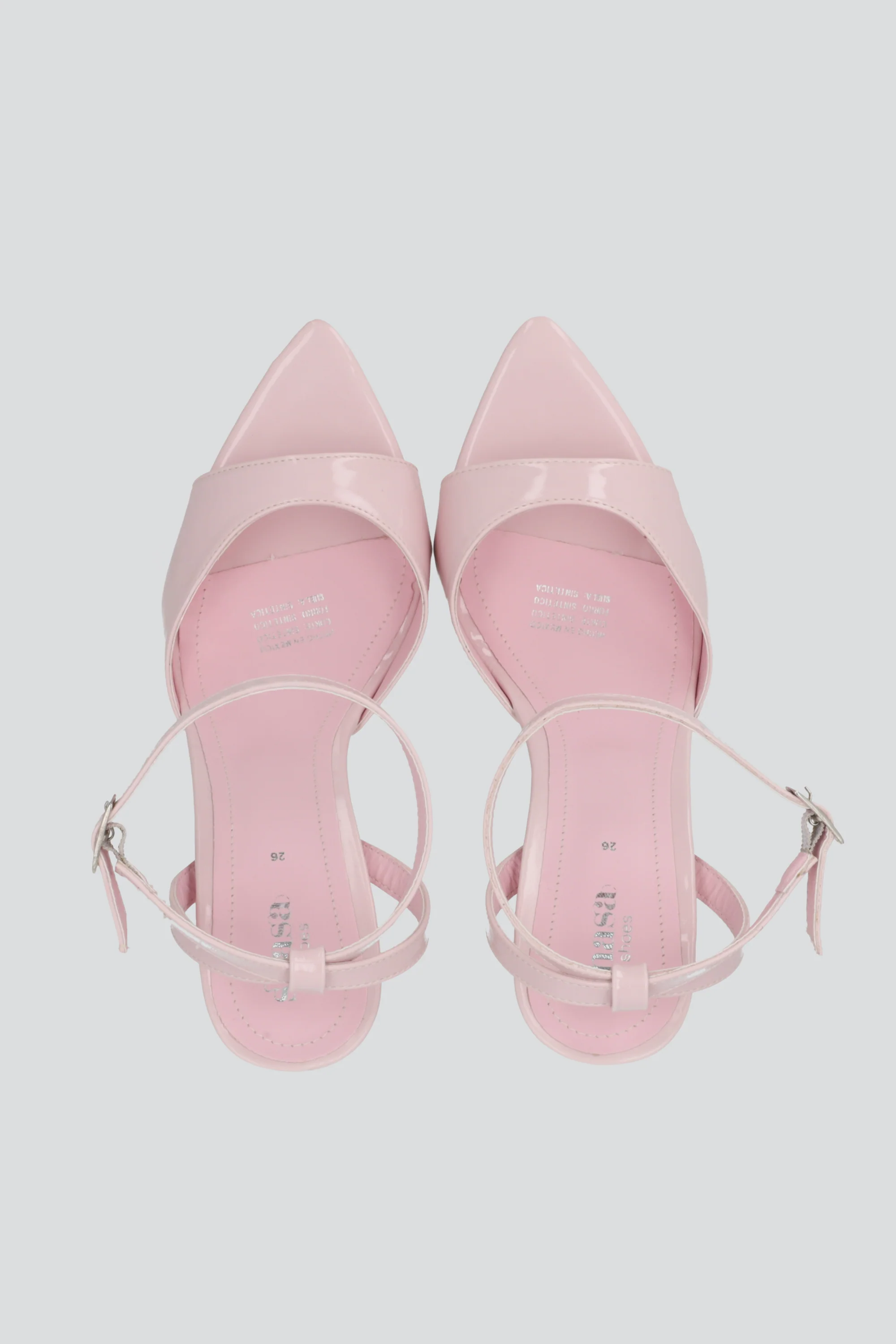 Tacon puntal charol peep toe tiras - Image 3