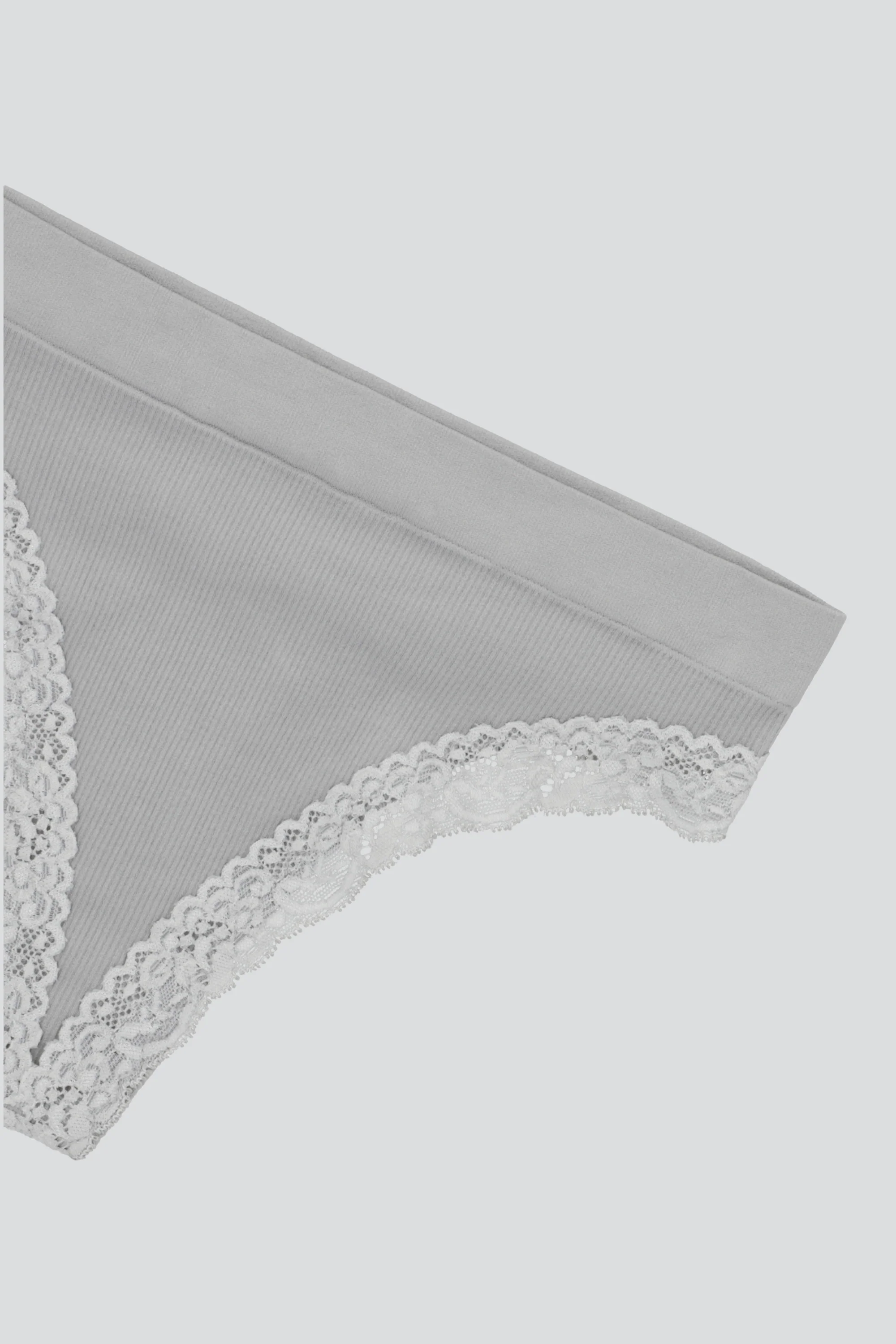 Tanga rib bordes encaje - Image 3