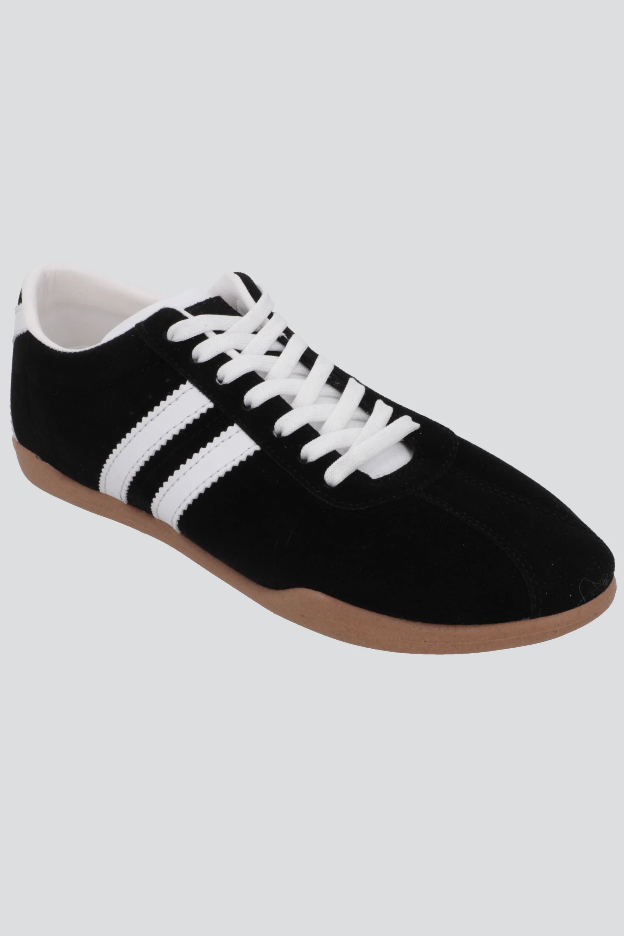 Tenis casual dos lineas gamuza - Image 6