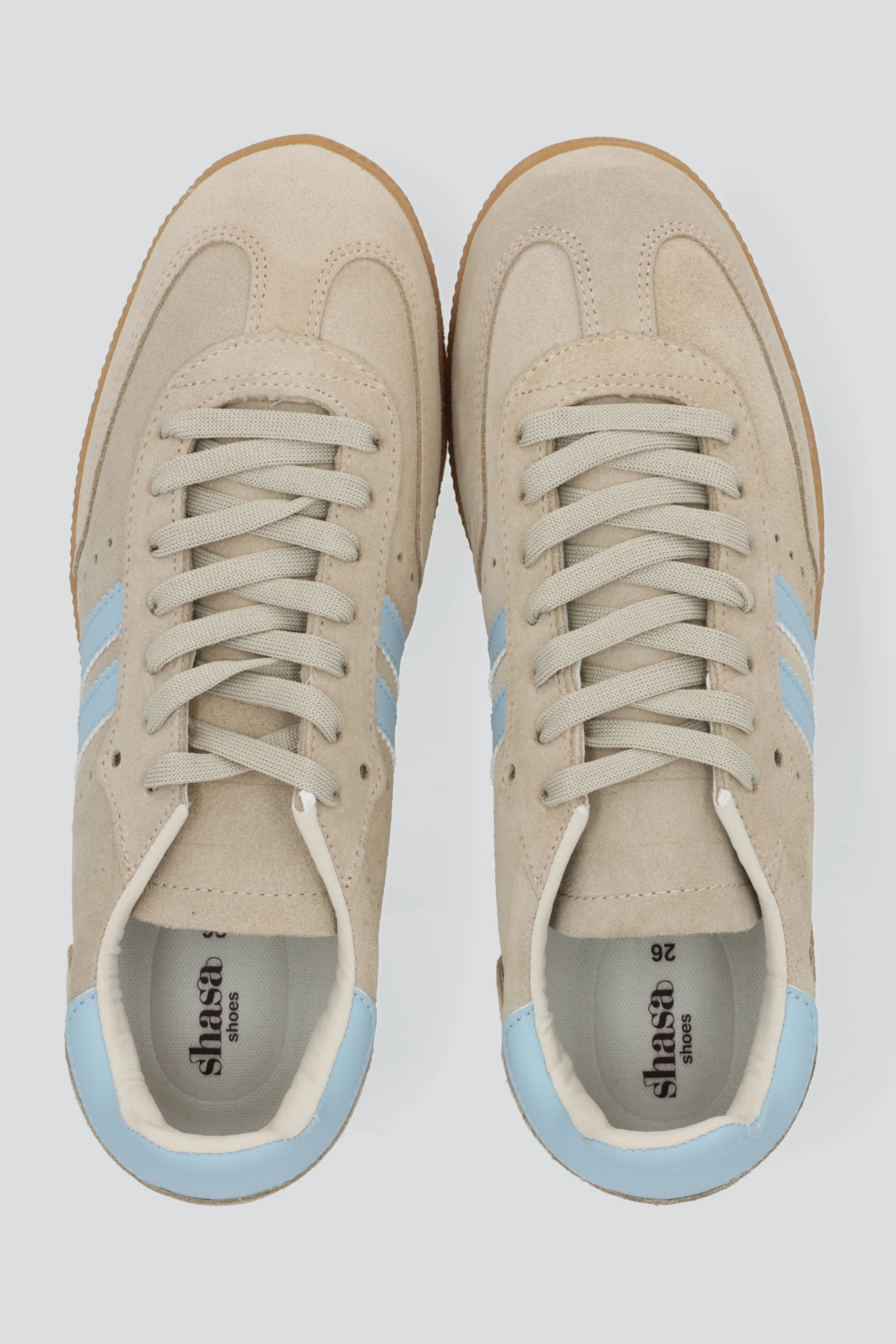 Tenis dos lineas gamuza - Image 3