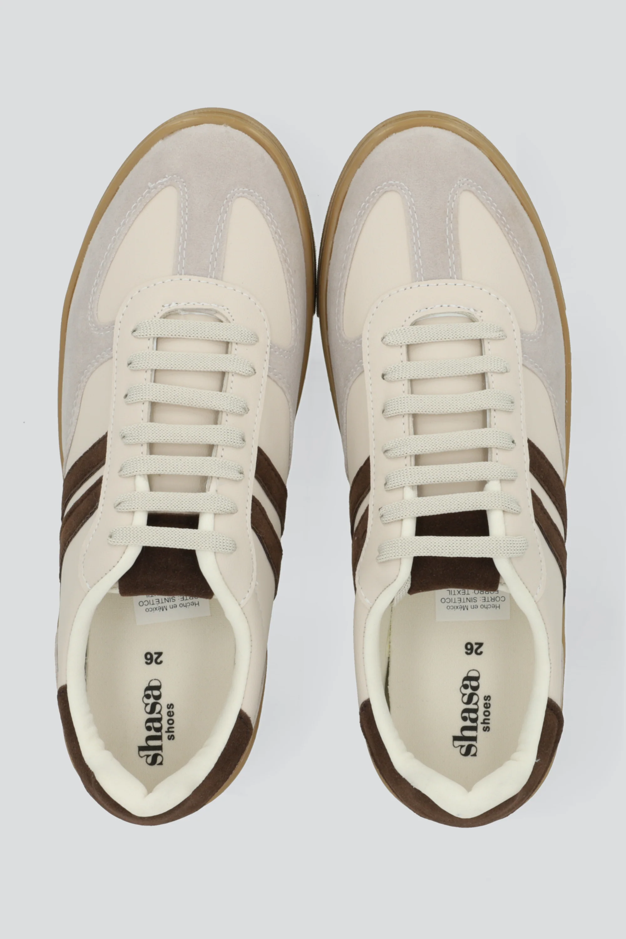 TENIS DOS LINEAS SUELA ALTA - Image 3