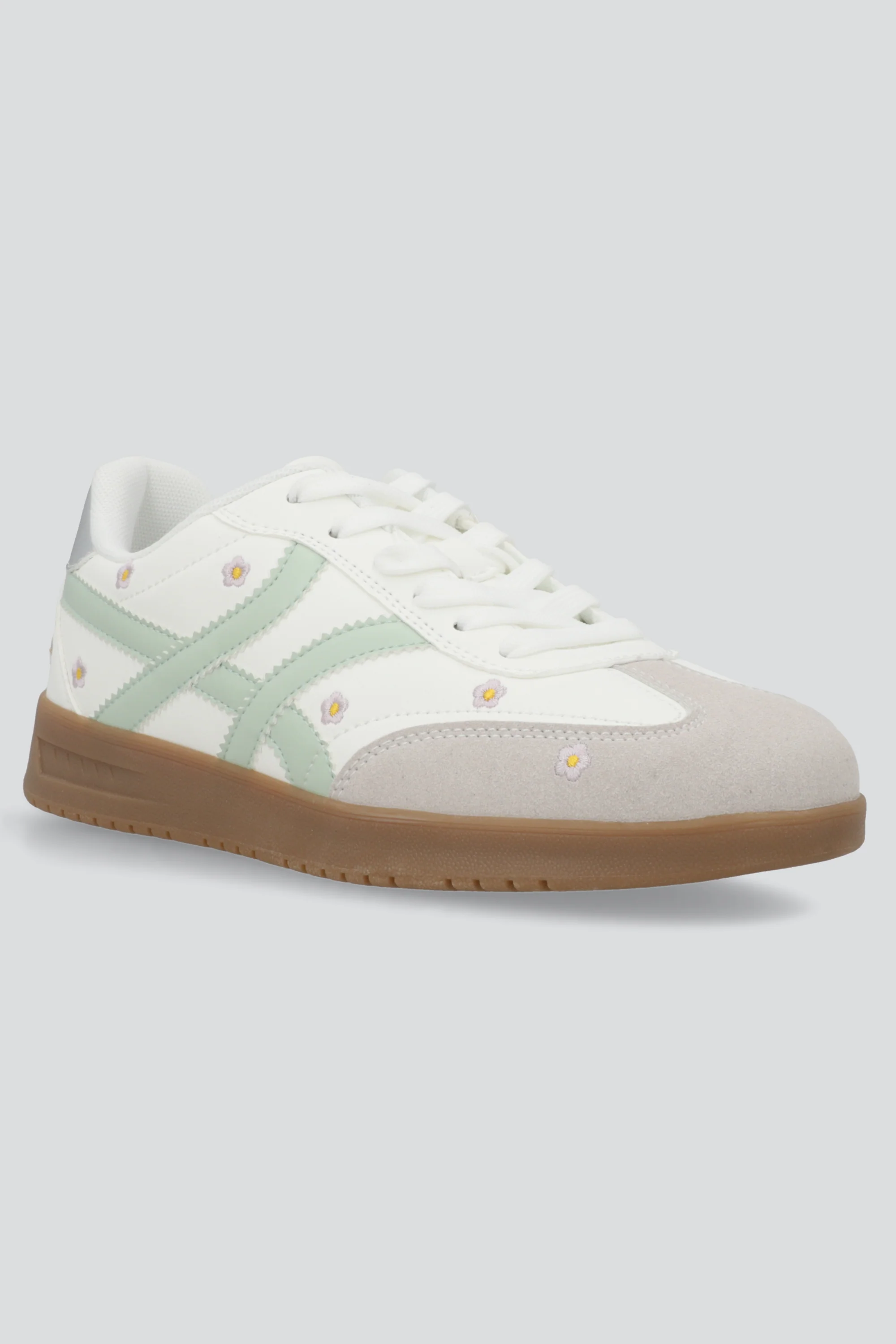 Tenis lineas flores bordadas - Image 4