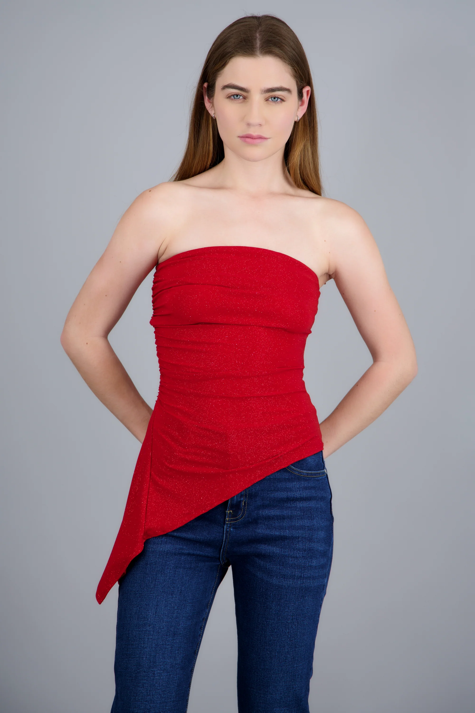 Top asimetrico brillos - Image 7
