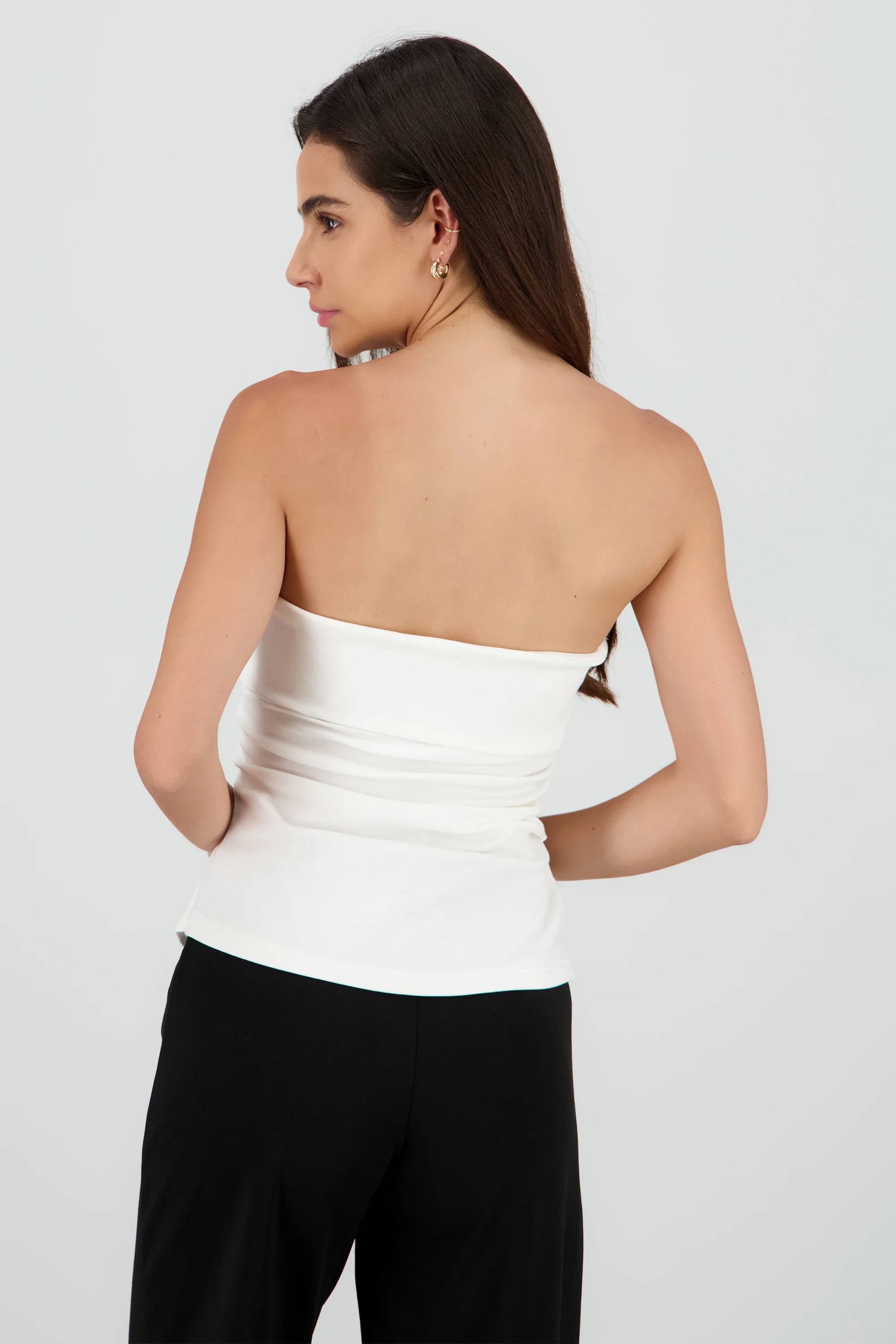 Top bandeau dobladillo detalle asimetrico - Image 4
