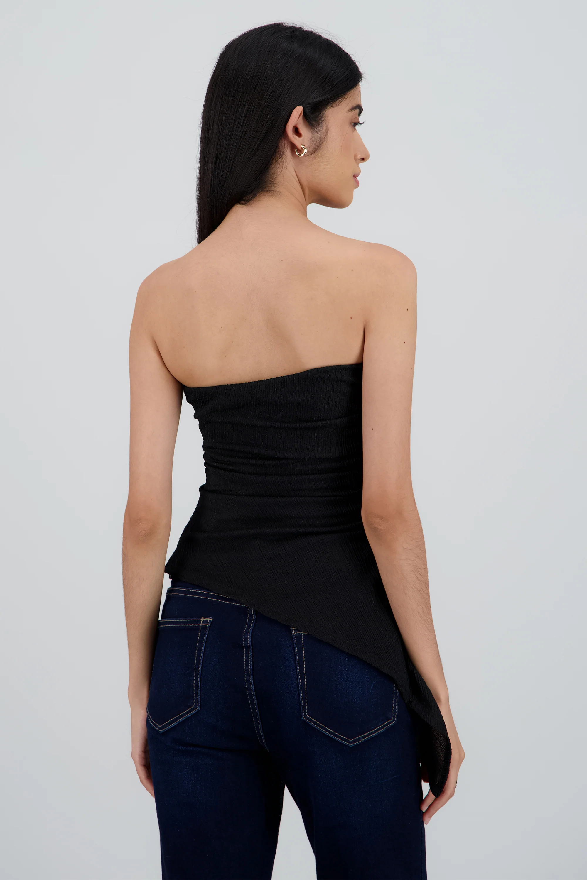 Top bandeau textura asimetrico - Image 4