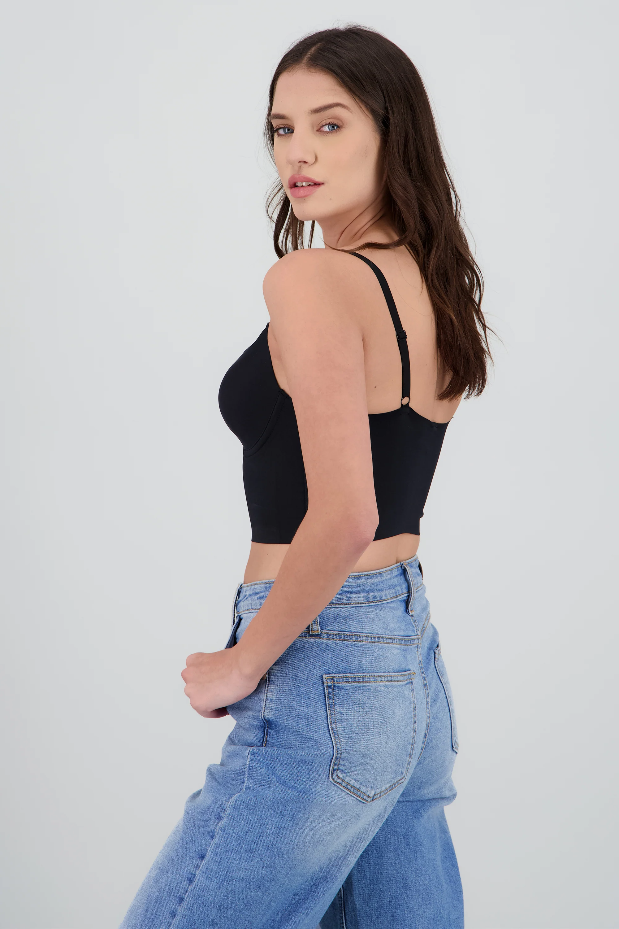 Top corset con copas y varillas - Image 3
