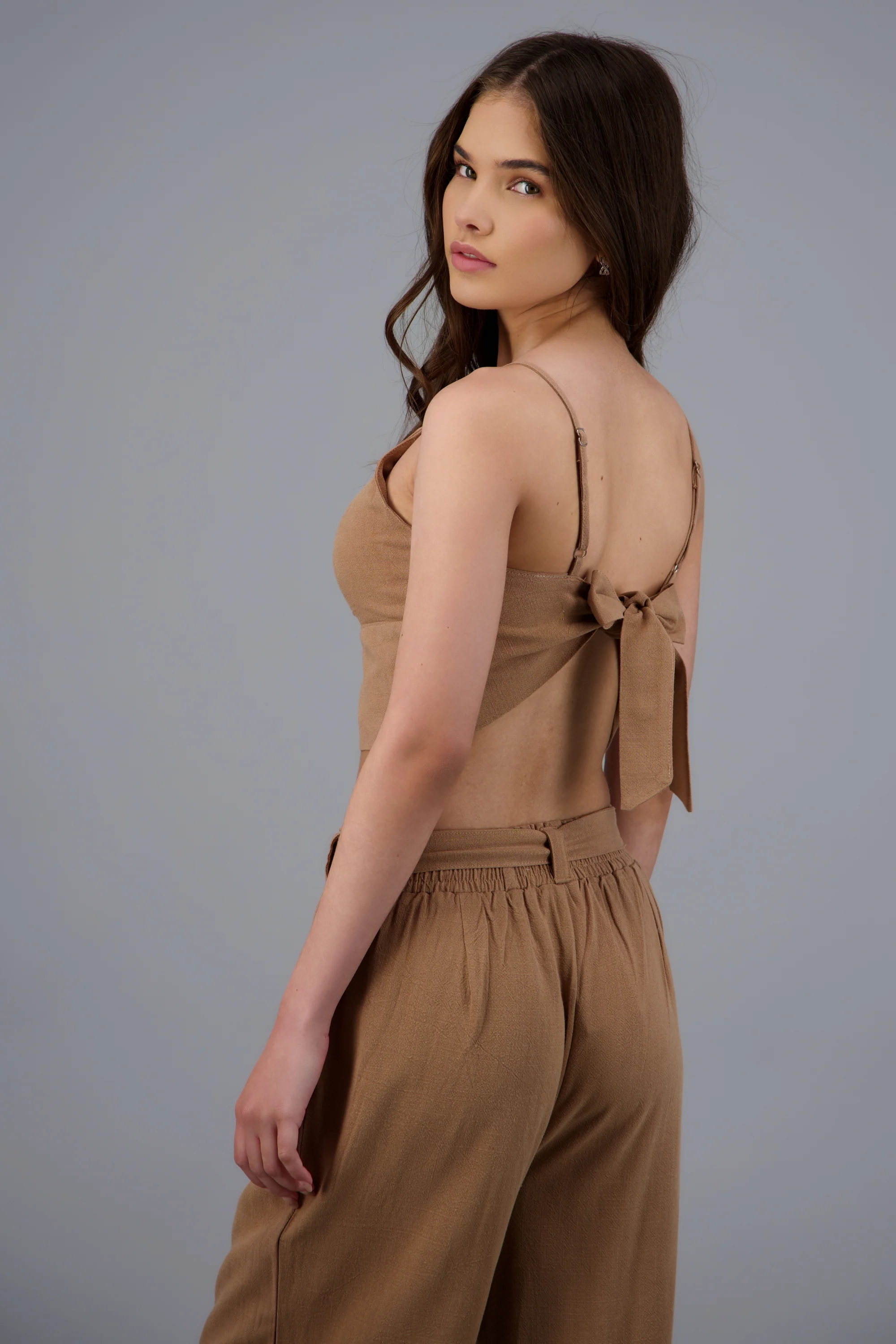 TOP CROP TIRANTES LINO - Image 4