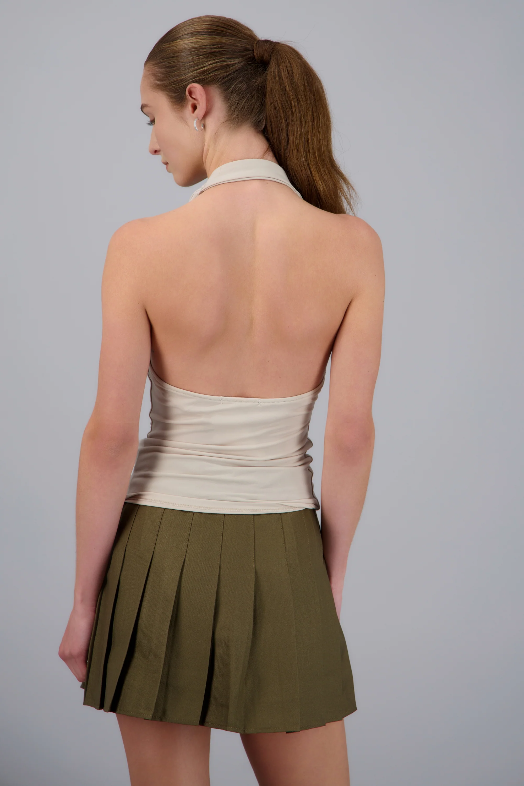 Top cuello cascada halter - Image 4