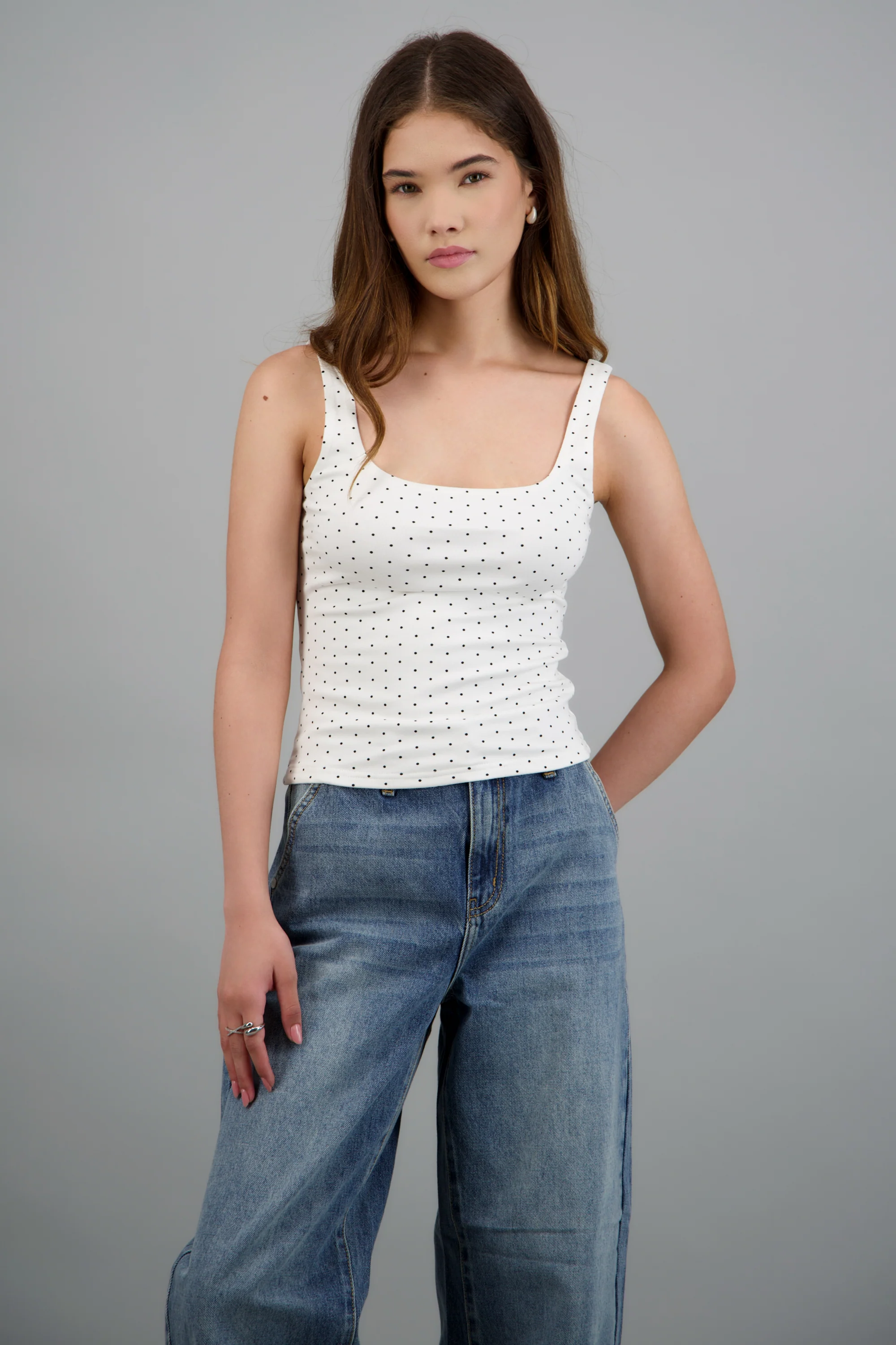 Top doble tela polka dots - Image 3