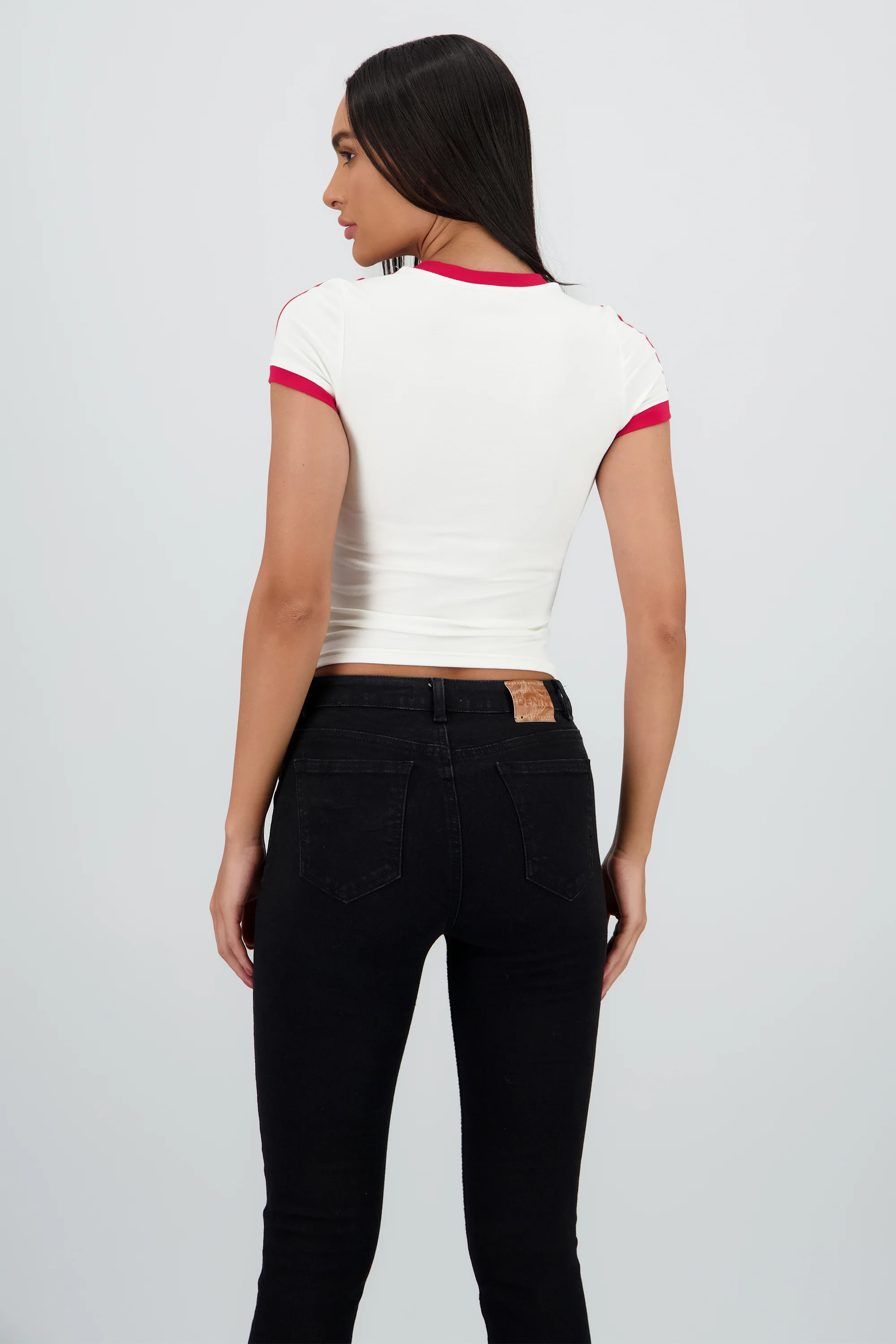 Top estampado contraste - Image 4