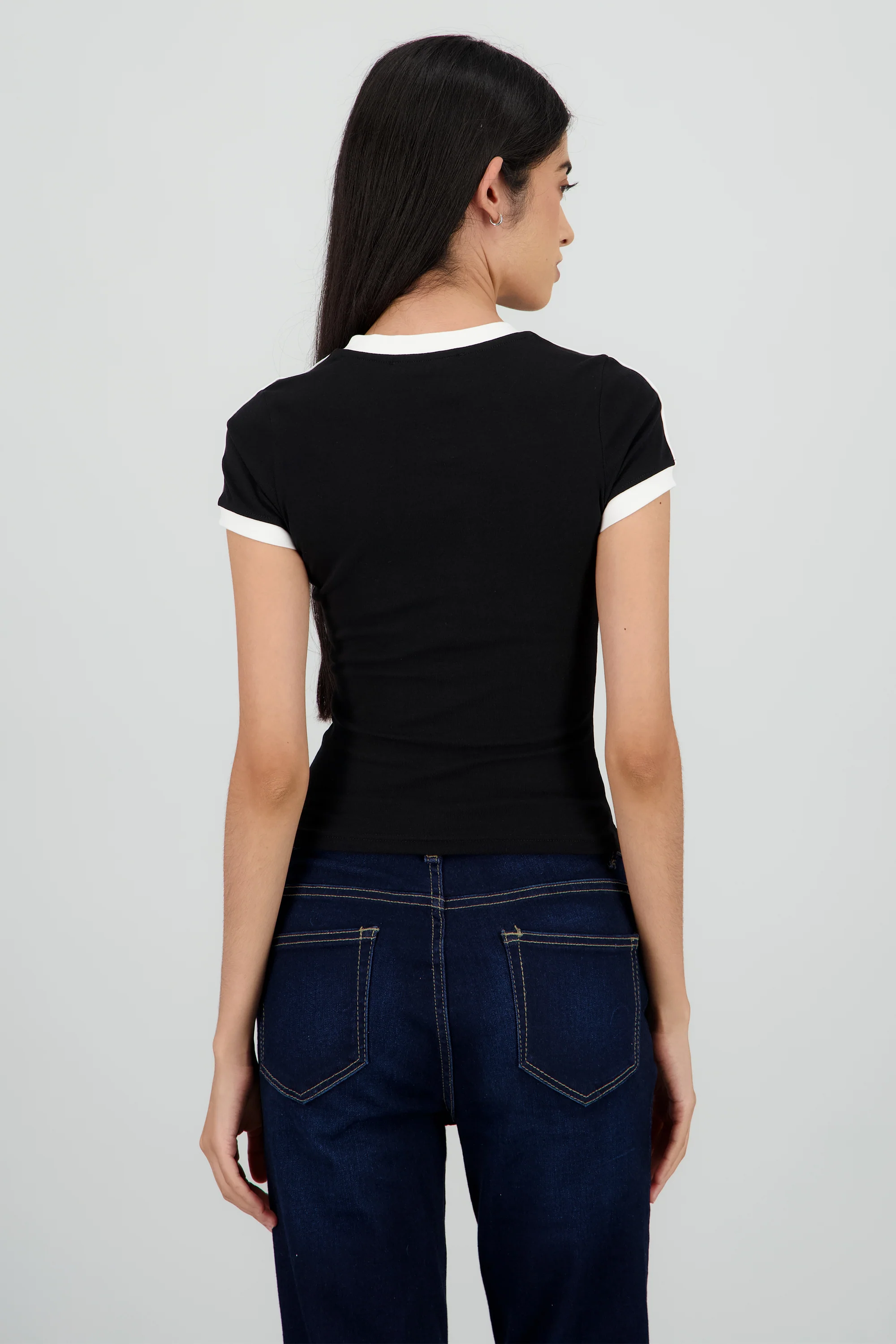 Top estampado contraste - Image 4