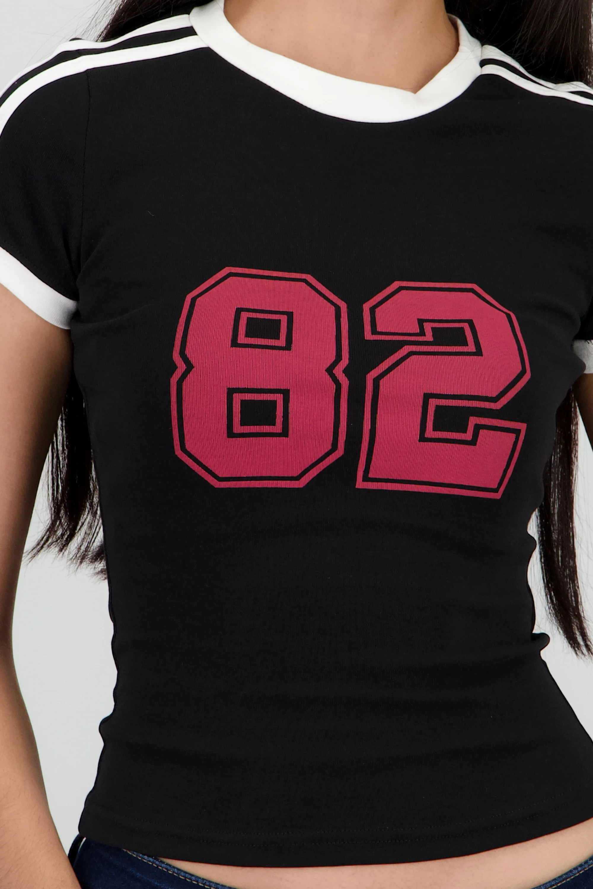 Top estampado contraste - Image 5
