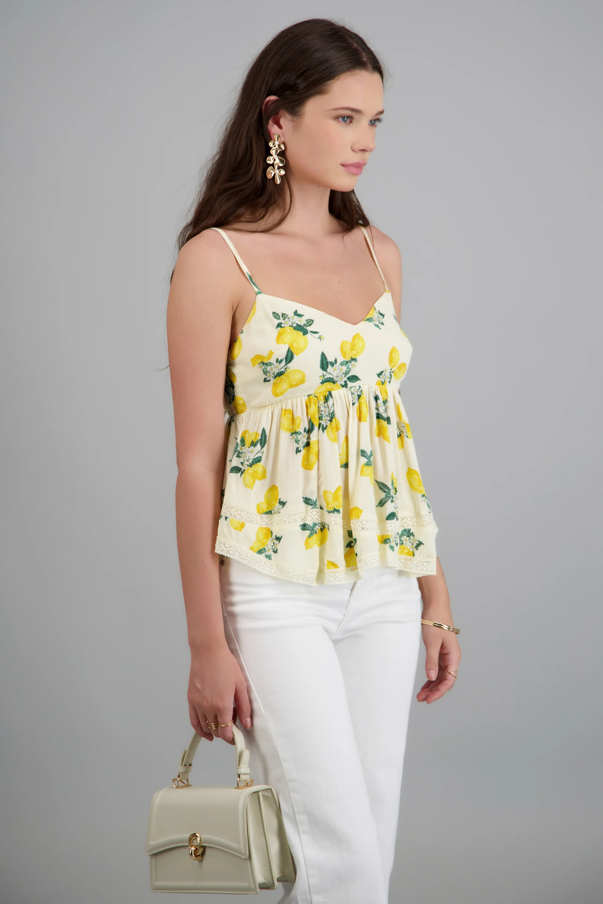 Top estampado limones encaje - Image 2
