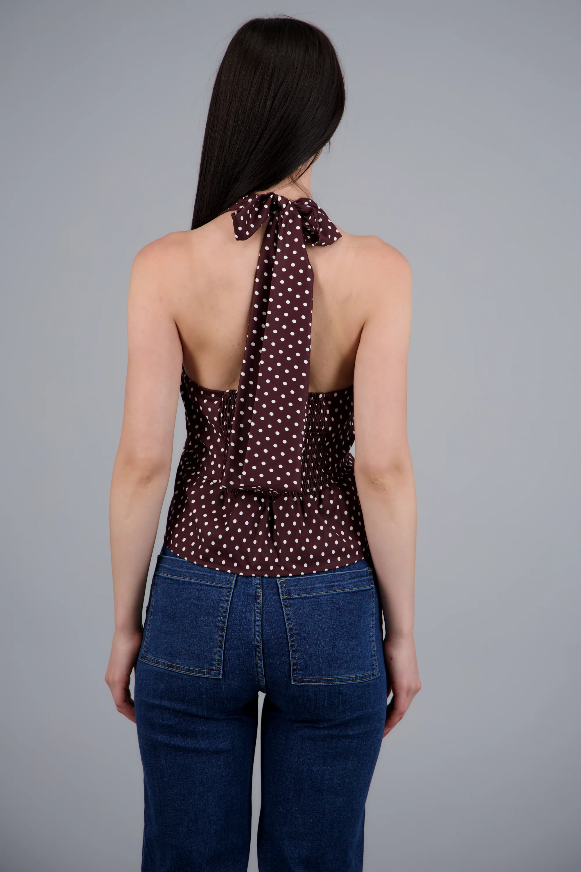 Top halter botones al frente - Image 4