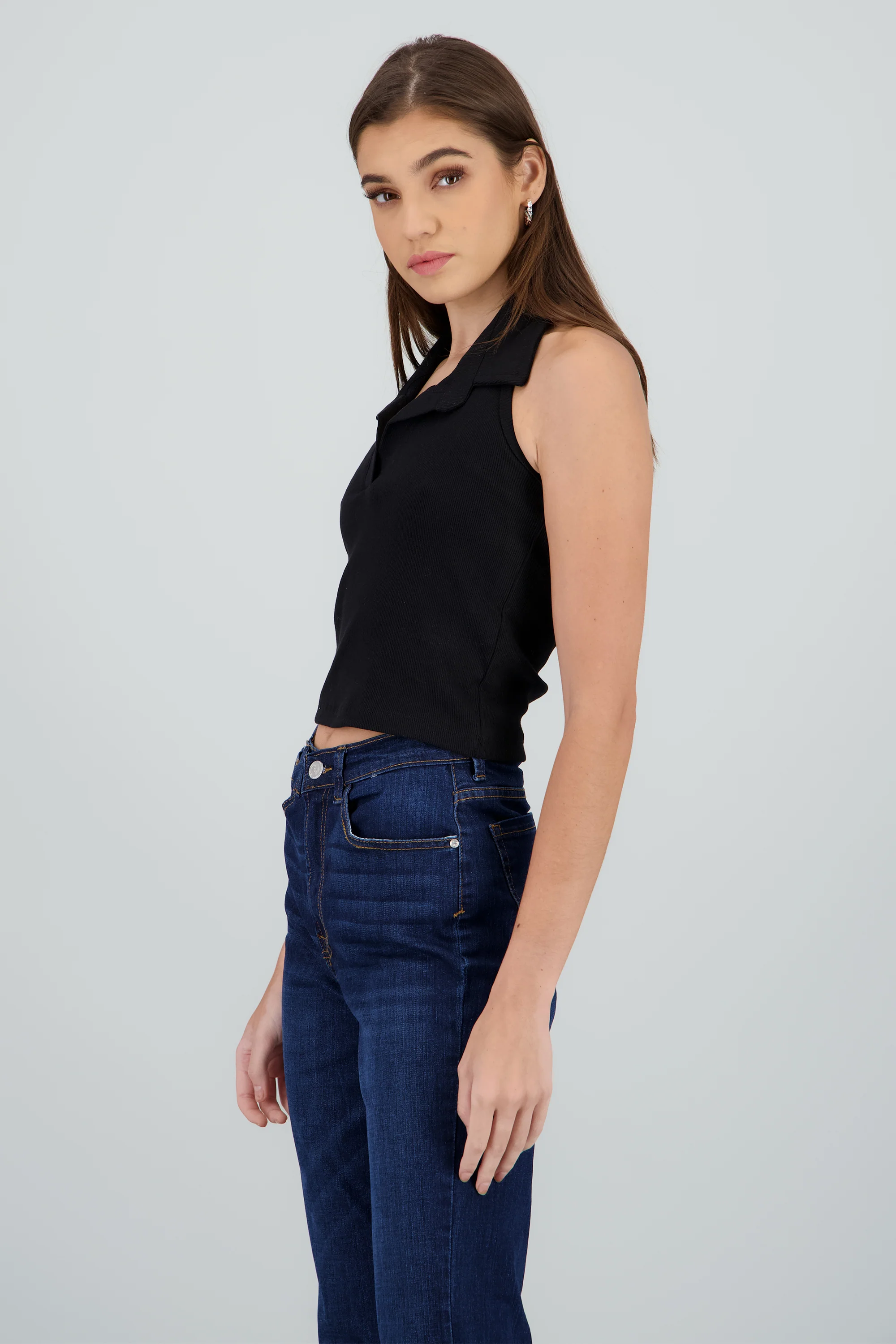Top halter cuello polo - Image 3