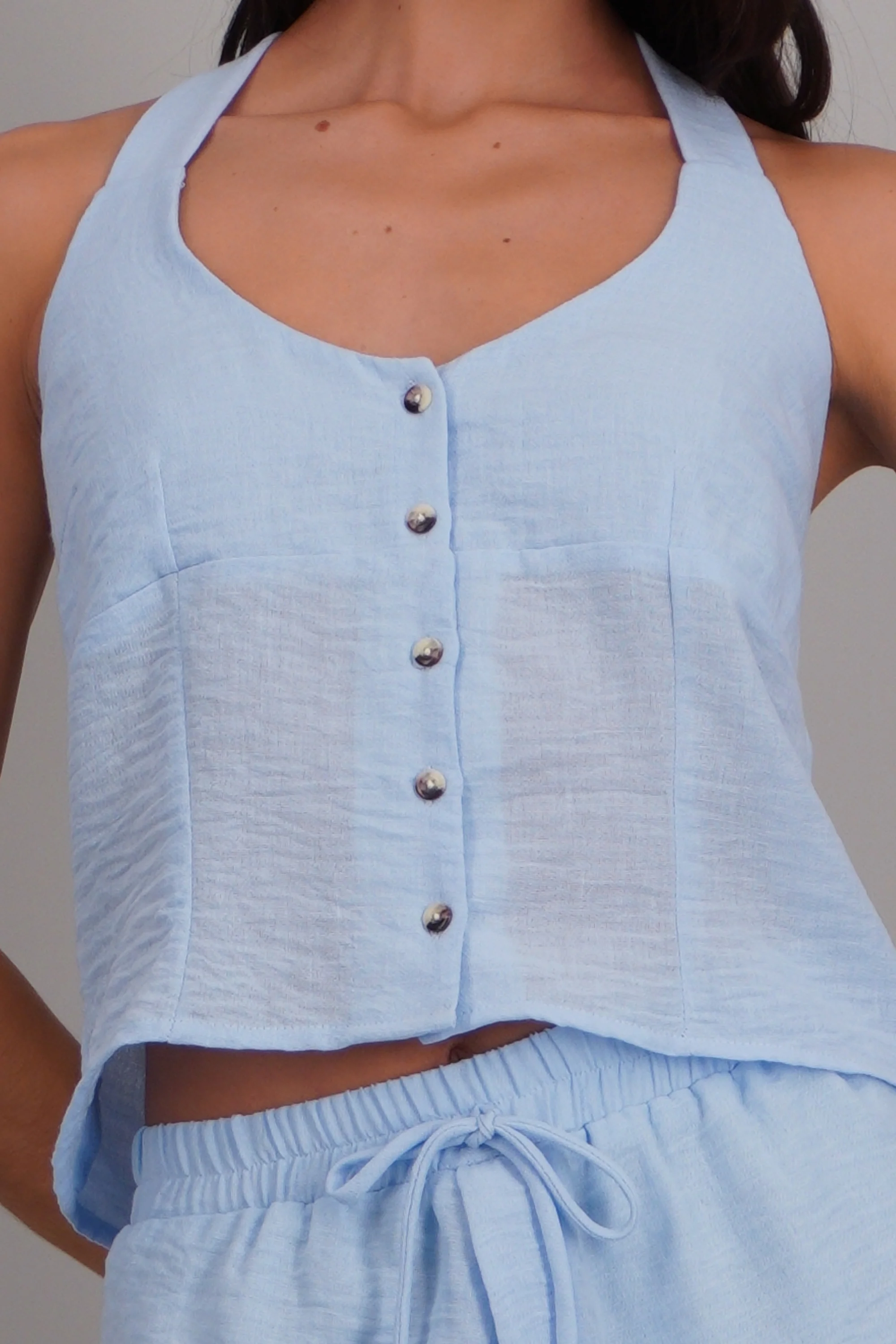 Top halter detalle botones - Image 5