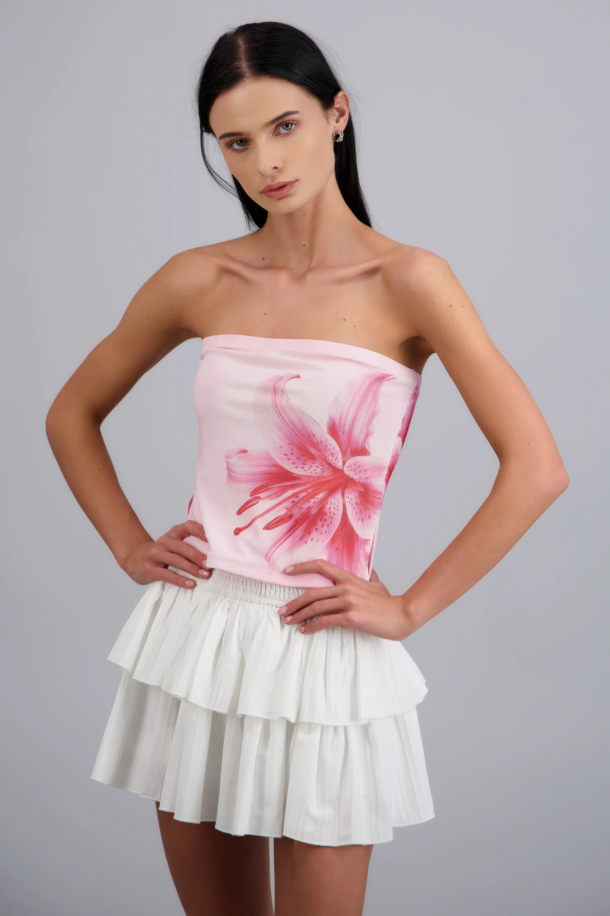Top mesh estampado flor - Image 4