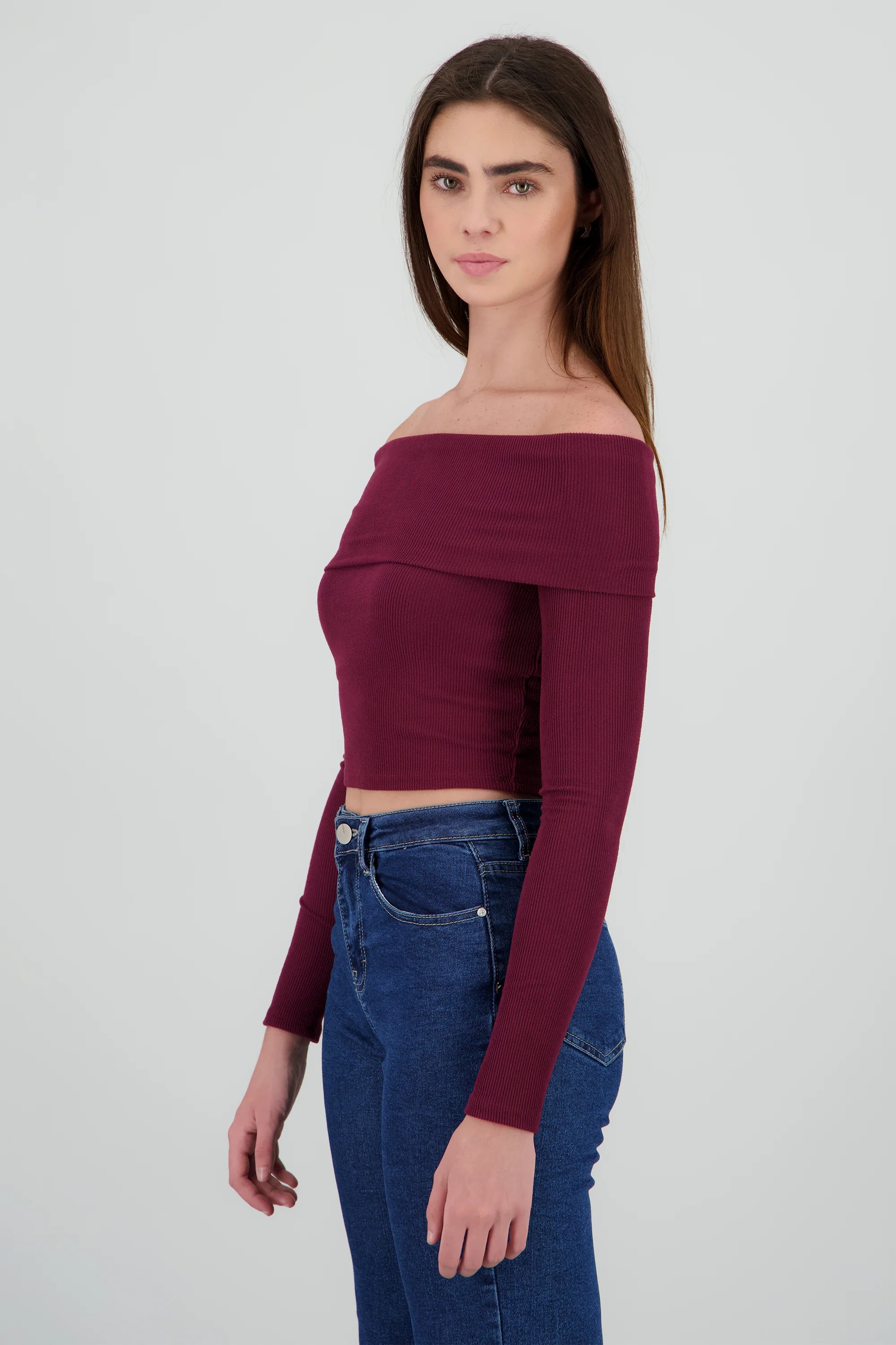 TOP OFF SHOULDER M/L RIB - Image 3