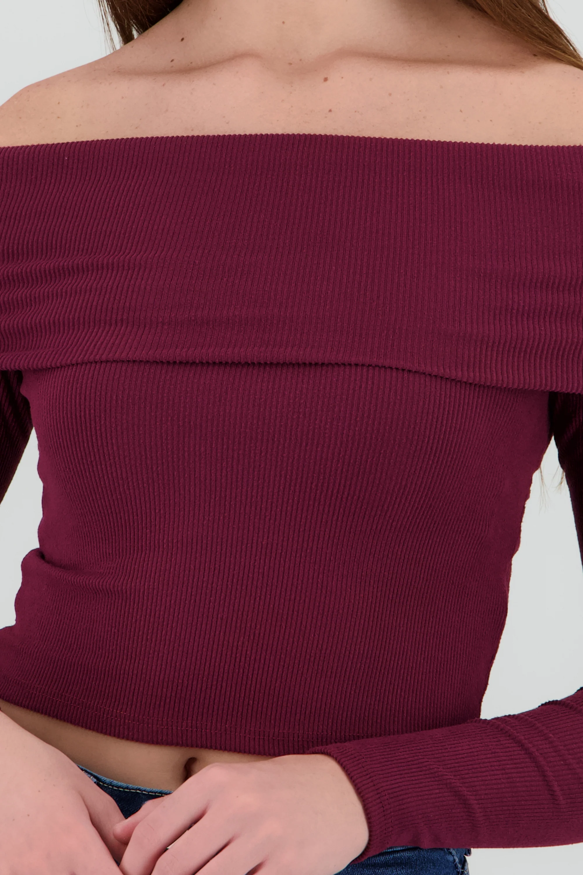 TOP OFF SHOULDER M/L RIB - Image 5