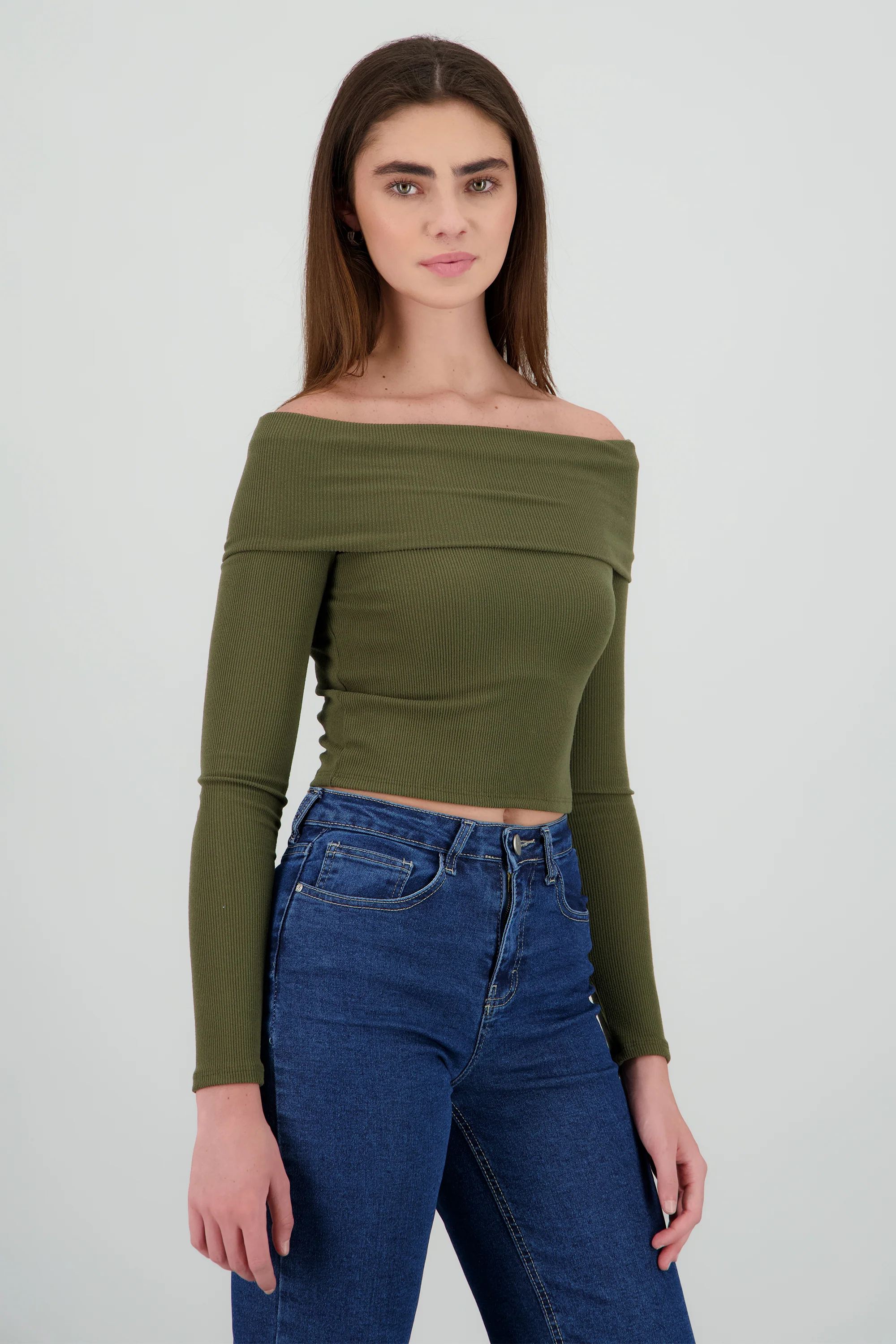 TOP OFF SHOULDER M/L RIB - Image 3