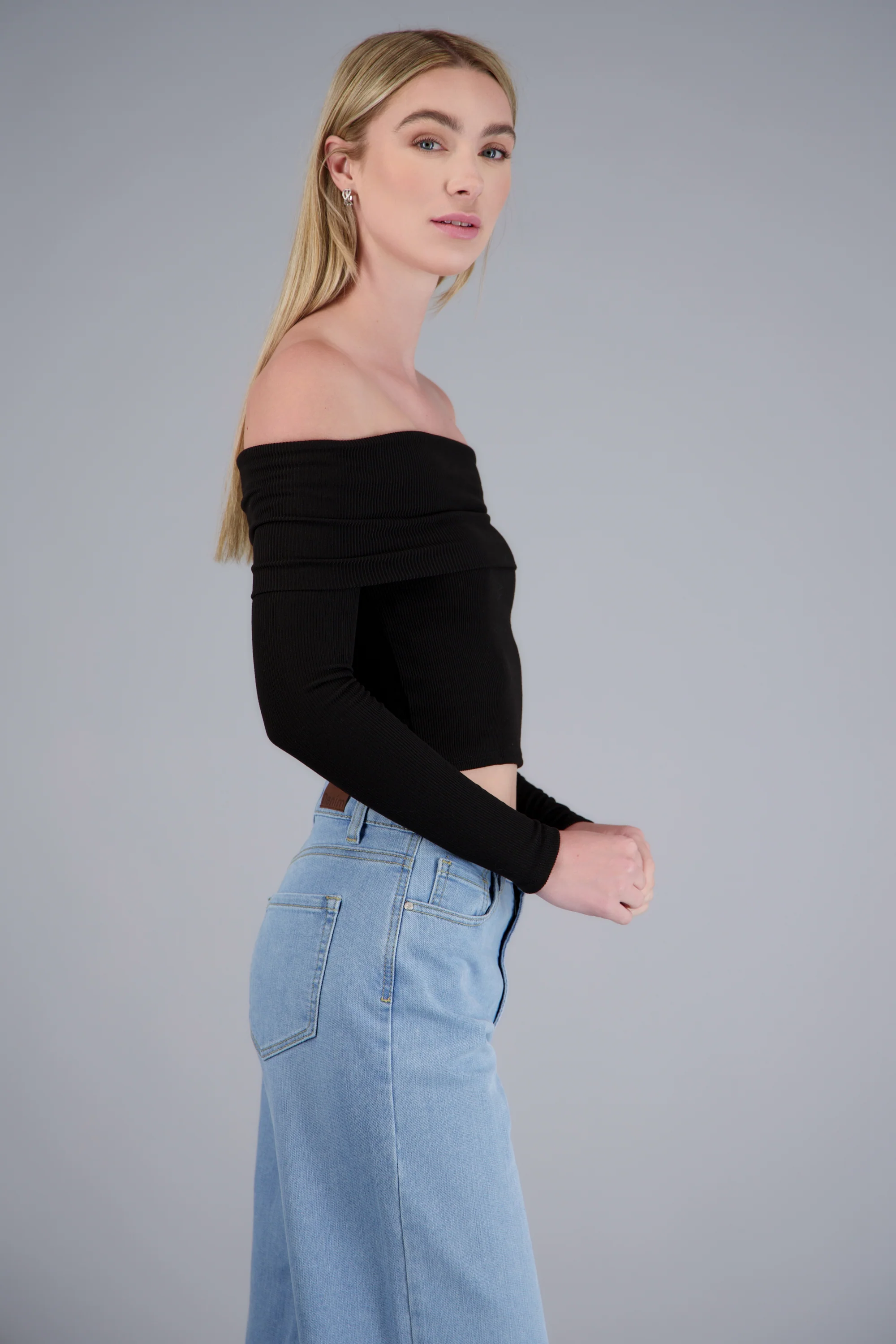 TOP OFF SHOULDER M/L RIB - Image 4
